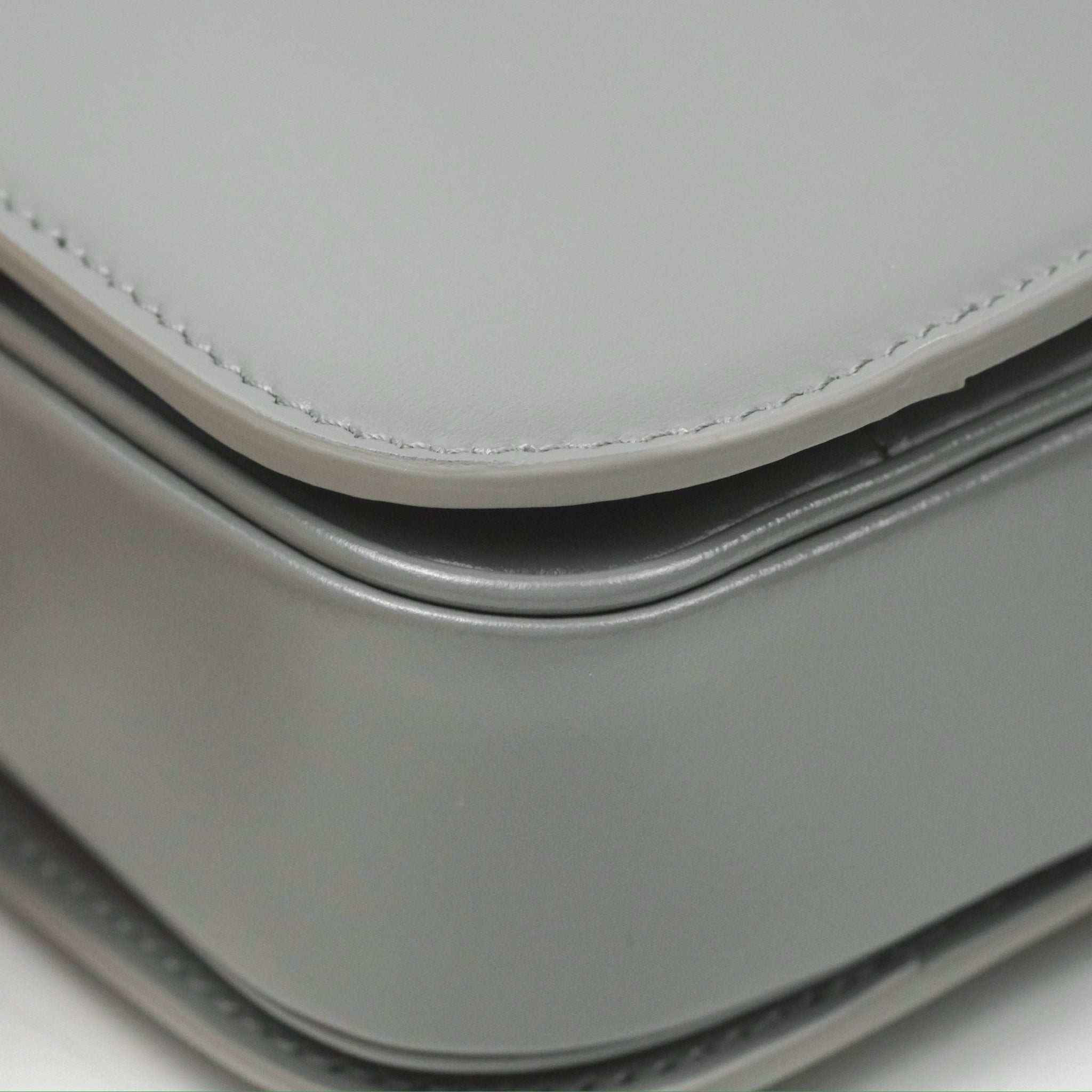 Celine Medium Triomphe Bag in Zinc Shiny Calfskin Leather - Luxury Designer Handbag for Women, Perfect for Work, Evening Events & Everyday Use