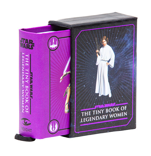 Star Wars The Tiny Book of Legendary Women - Mini Star Wars Character Guide for Collectors & Fans - Perfect for Gifts, Display & Star Wars Memorabilia Collection