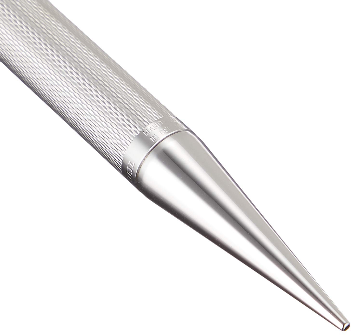 Faber Castell 146534 Premium Oil-Based Ballpoint Pen - Guilloche Design with Rhodium Finish - Ideal for Office, Business Gifts & Luxury Writing