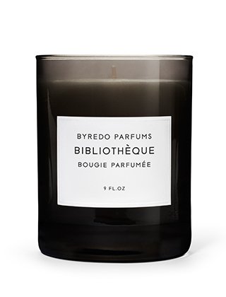 BYREDO Bibliotheque Fragranced Candle 8.4 oz (60 Hours Burn Time) - Luxury Scented Soy Wax Candle for Home, Office & Relaxation