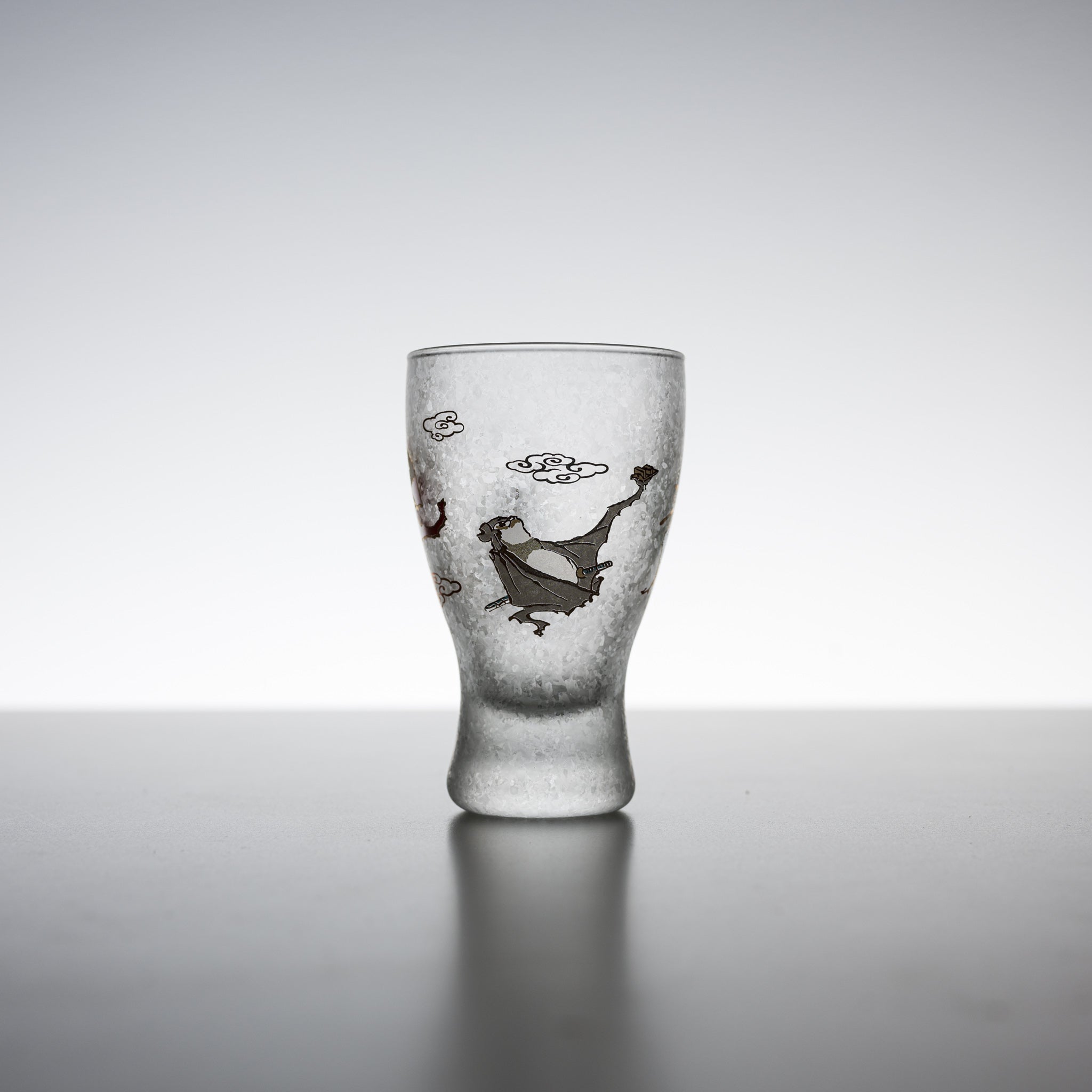 Lucky Animals Masuzake Sake Cup with Wooden Masu Box - Traditional Japanese Drinking Set for Sake, Tea & Cocktails - Perfect for Home Bars, Gifts & Asian-Themed Parties