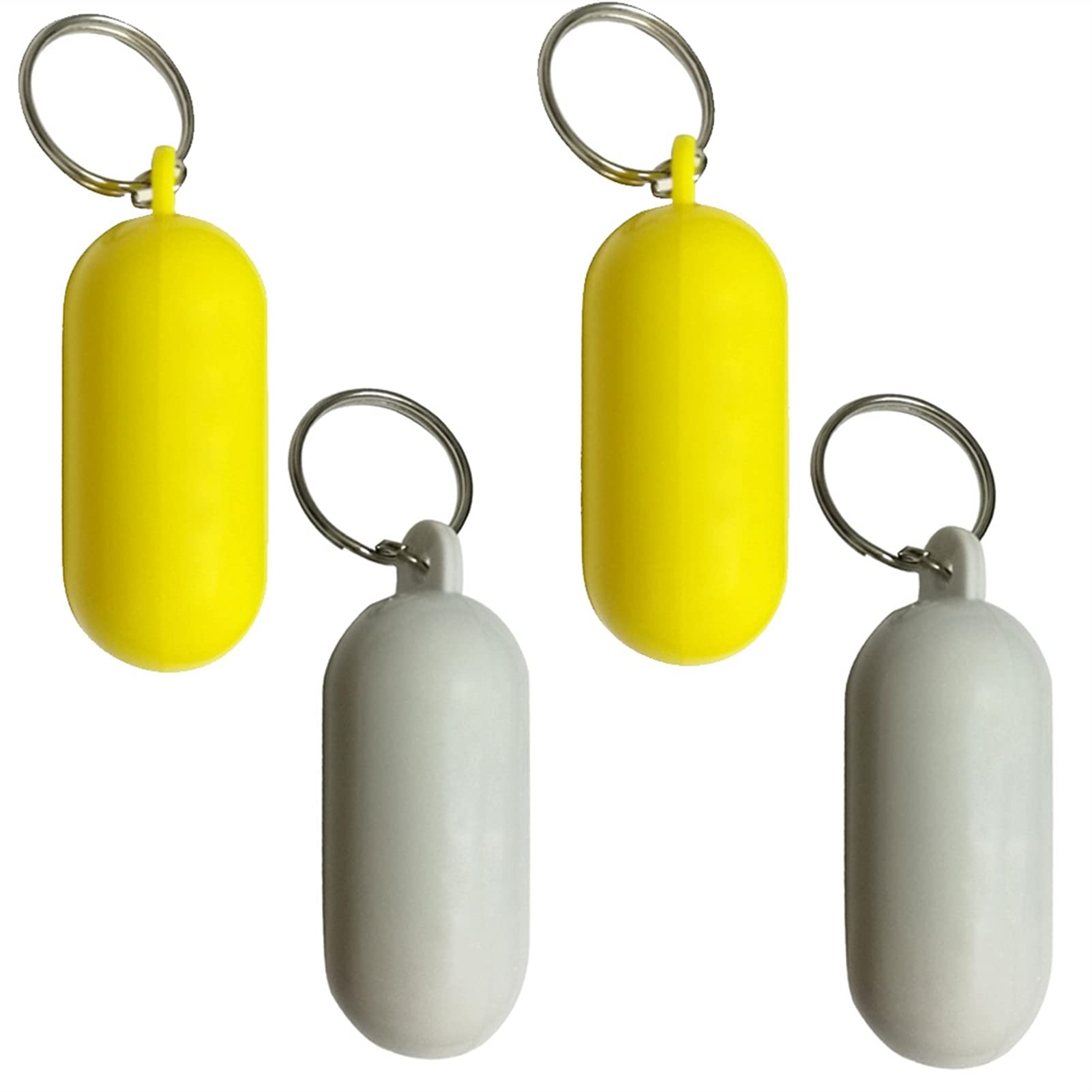 **YXYX Kayak Floating Keychain - Waterproof Buoyant Key Ring for Kayak, Boat & Marine Accessories - Ideal for Kayak Repair, Sailing & Water Sports (Yellow)**