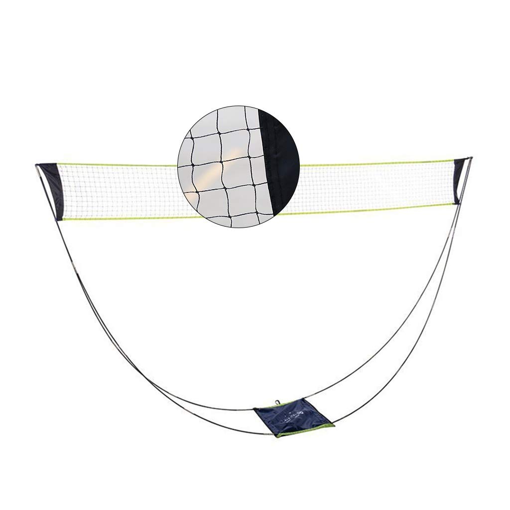 Portable Badminton & Tennis Nets for Pools, Hot Tubs - Easy Setup Folding Sports Equipment | Outdoor Games, Backyard Fitness, Beach Volleyball Accessories