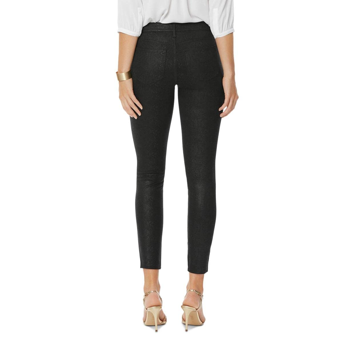 NYDJ Ami Skinny Jeans for Women - Raceway Snake Wash, Size 6/29 - Stretchy Comfort Fit Denim Pants for Casual Wear & Everyday Outfits