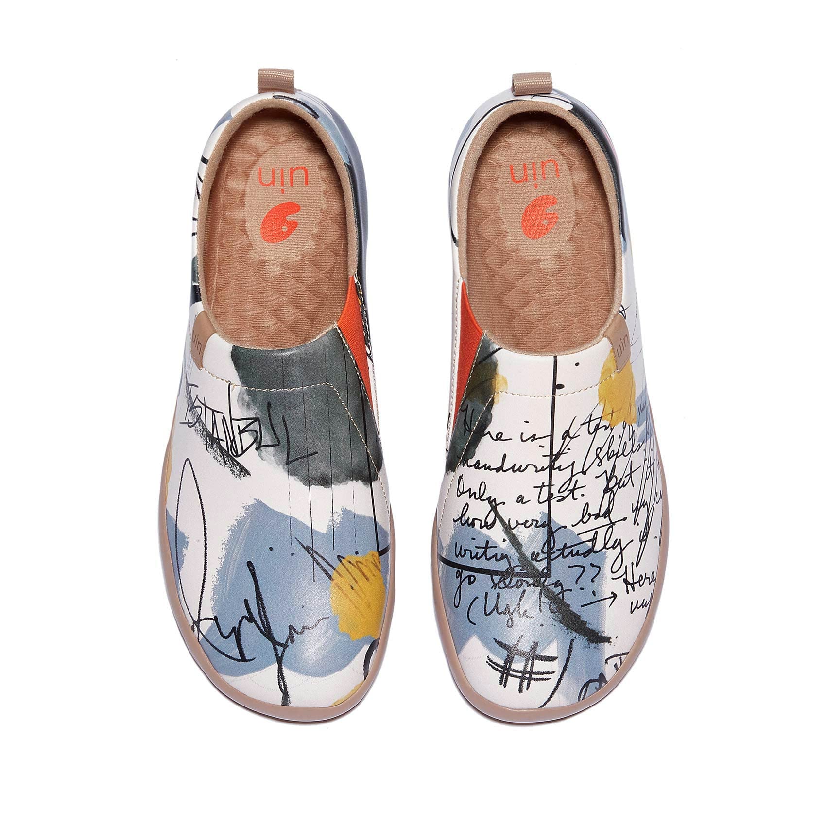 UIN Women's Slip-On Walking Shoes - Lightweight Microfiber Loafers for Travel & Casual Wear - Comfortable Fashion Sneakers - Perfect for Walking, Travel, and Everyday Use