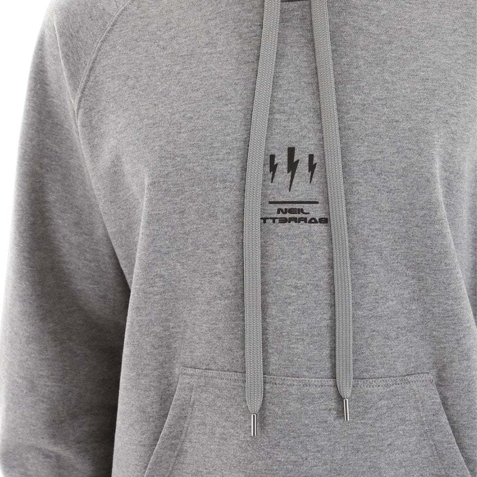 Neil Barrett Bolt Logo Hoodie - Men's Premium Cotton Pullover Sweatshirt | Streetwear Fashion for Casual & Urban Style | Perfect for Everyday Wear & Gym Outfits
