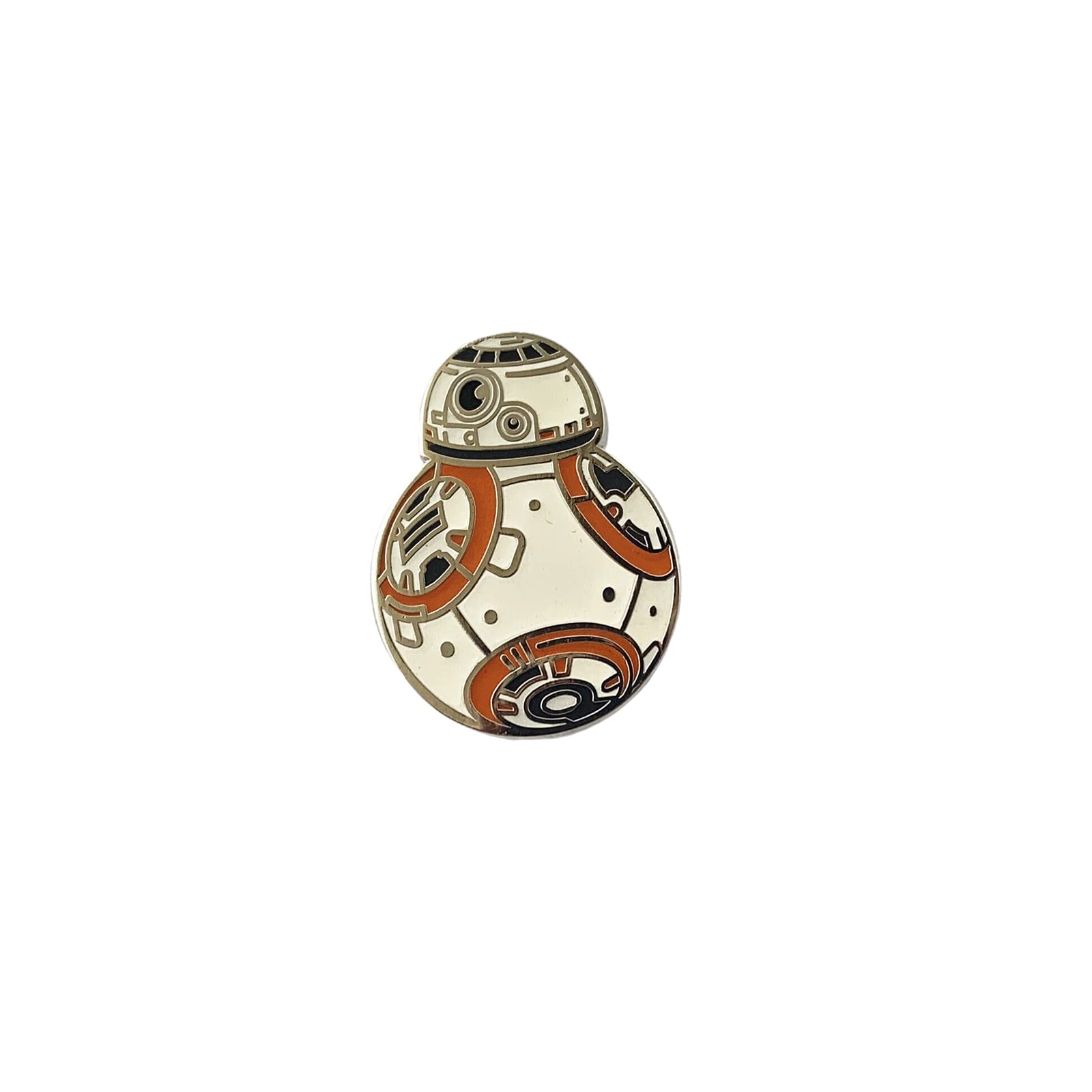 Star Wars Yoda & BB8 Enamel Pins - Cute Metal Cartoon Lapel Pins for Women, Men & Kids (2-Pack) - Perfect for Backpacks, Jackets & Gift Giving