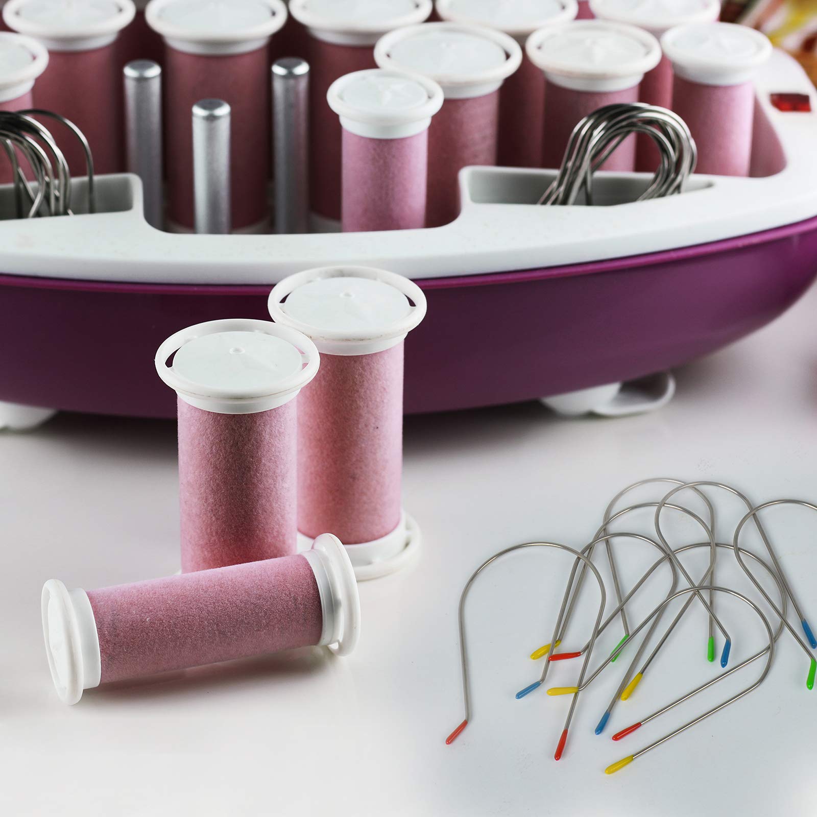 Hot Roller Clips Replacement - 1.5 inch & 1.75 inch Roller Securing Pins for Curling Irons - Perfect for Salon, Home Hair Styling & Professional Use