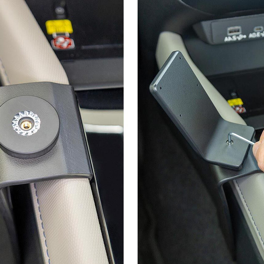 ClicOn No Holes Console Dash Mount for Subaru Forester (2025) - Universal Phone Holder for Car, Secure & Easy Installation - Perfect for GPS Navigation & Hands-Free Driving