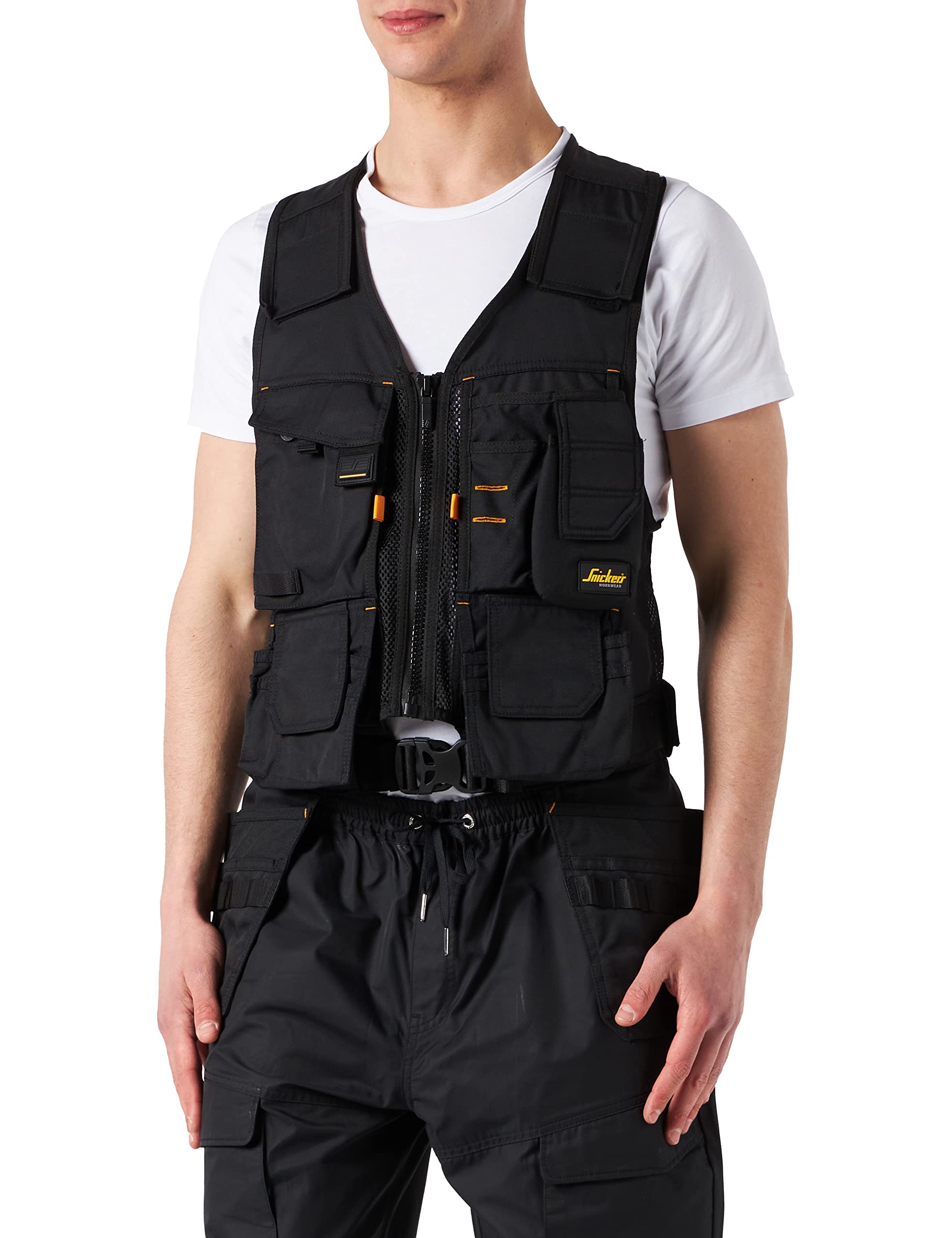 Snickers Women's AllroundWork Tool Vest - Durable Workwear for Professionals, Black, Sizes S-XXXL - Ideal for Construction, Carpentry & Outdoor Work