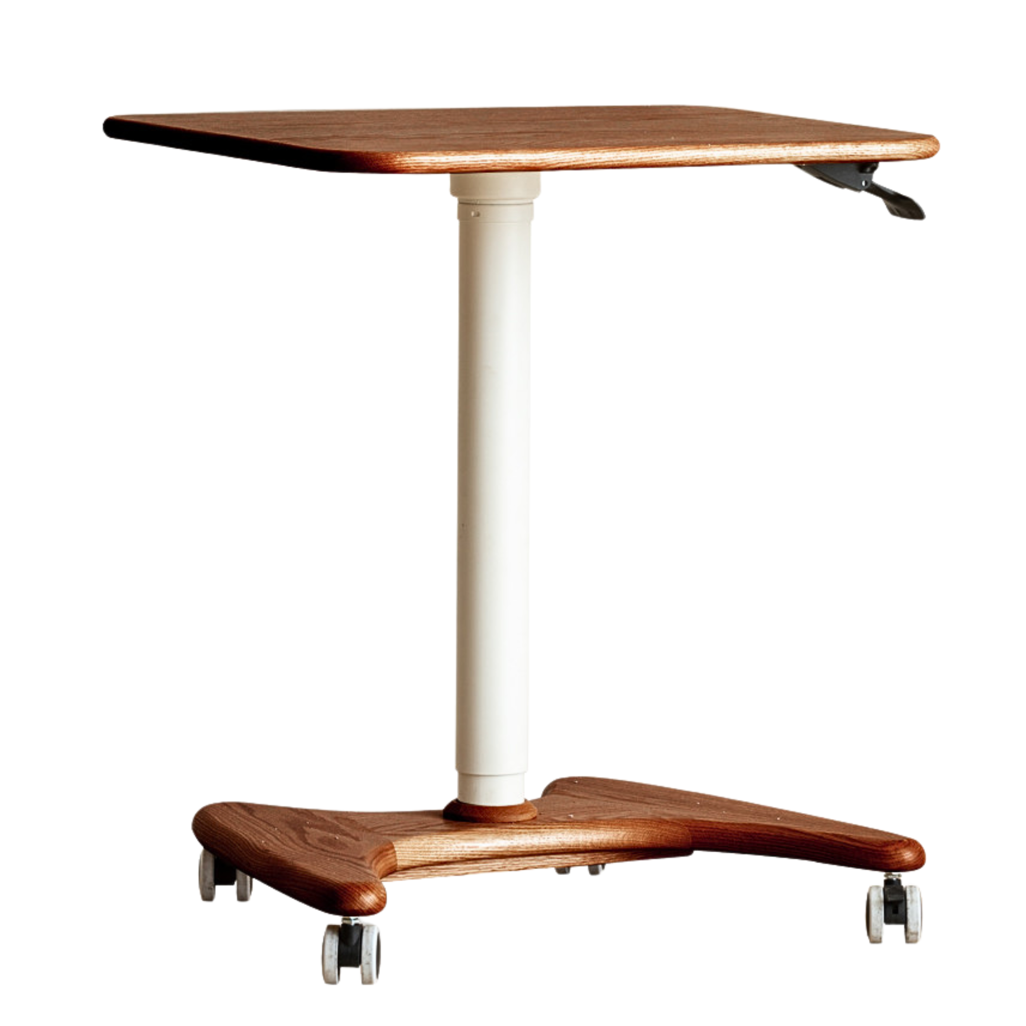 out of stock 28.4x19.7x28-44.1inch/ 72x50x71-112сm/ Walnut color/ Oak Elevating Desk White Leg
