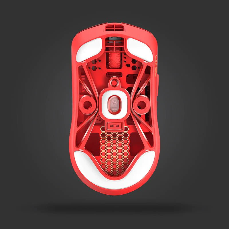 Lamzu Maya Wireless Gaming Mouse - Imperial Red (4K Compatible) | Lightweight Ergonomic Design for FPS, MOBA & Esports | PC & Mac Gaming Accessories