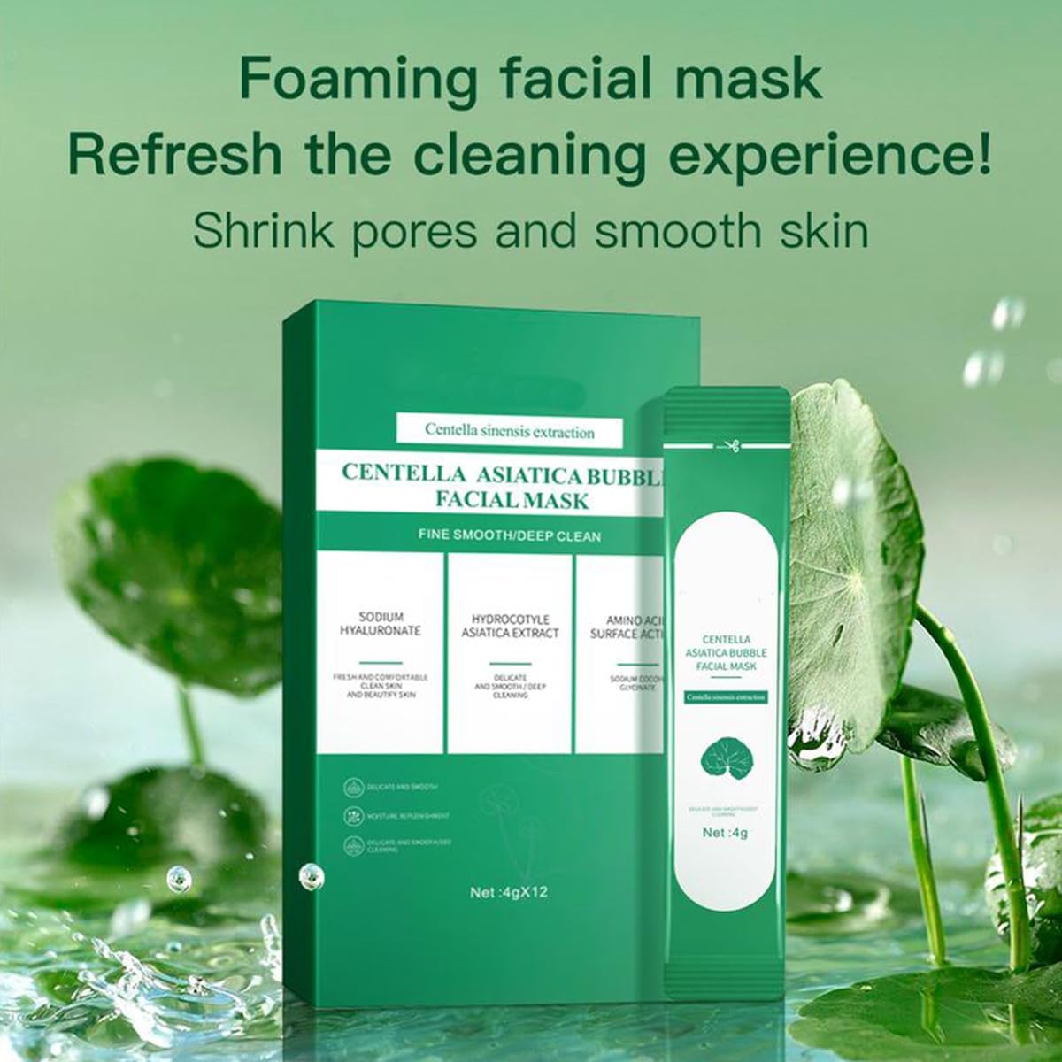 Organic Avocado Deep Cleansing Bubble Mask - Hydrating Facial Treatment for Blackhead Removal & Pore Refining | Nourishing Skin Care with Natural Ingredients | Perfect for Daily Deep Cleansing & Spa Night Routine (2 Pack)