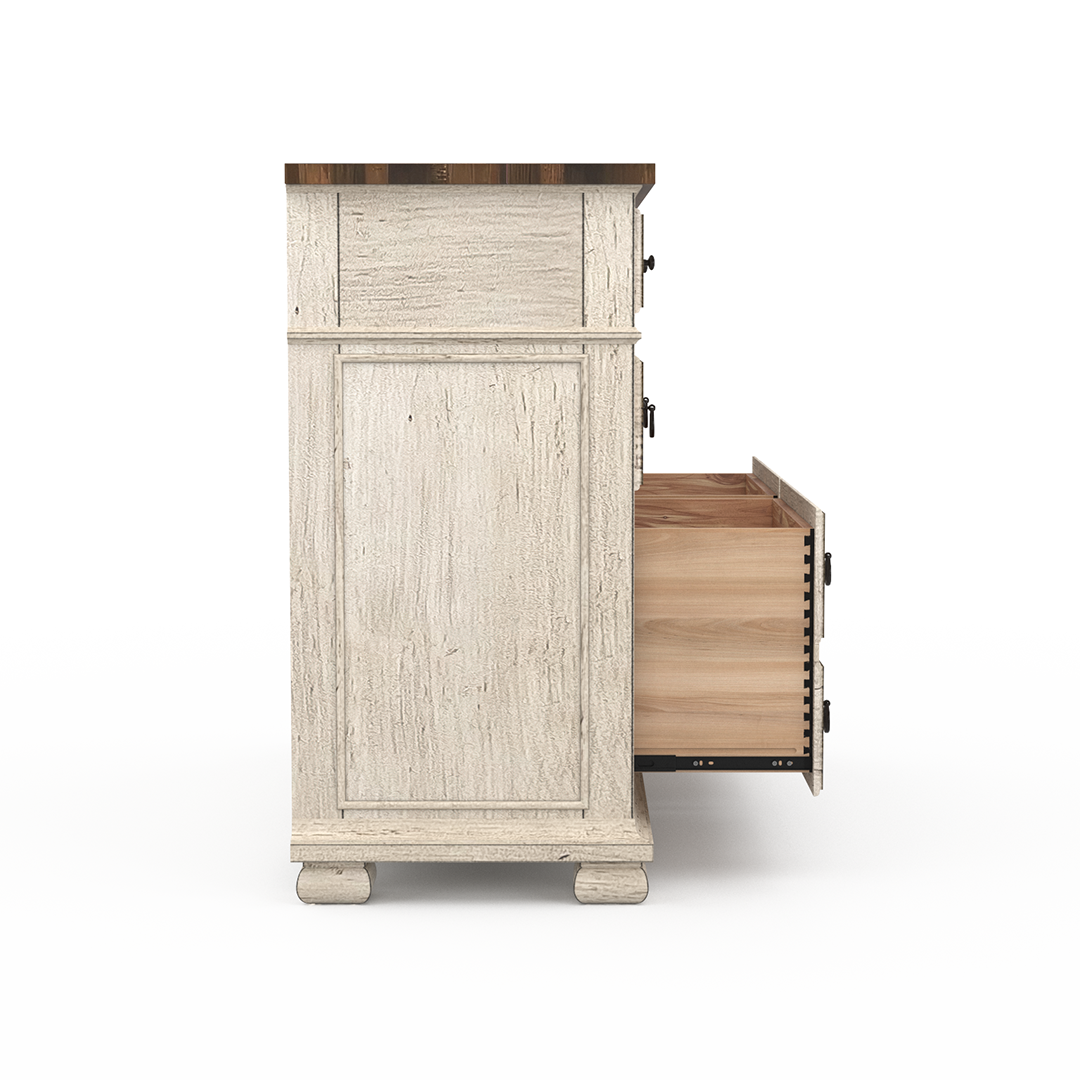 Belmont Dresser - Modern 6-Drawer Chest for Bedroom & Living Room Storage | Solid Wood Furniture for Home Organization & Decor