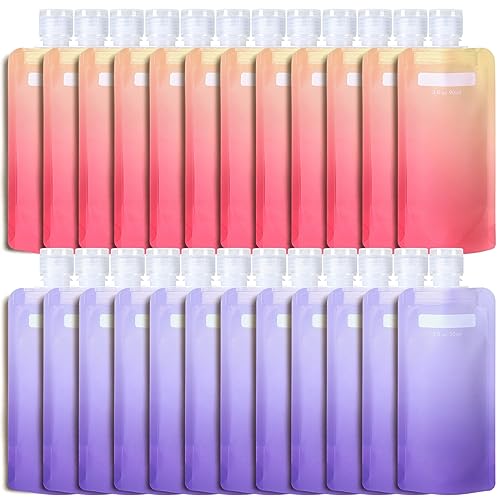 24pcs, Gradient Purple/Gradient Cherry Yellow