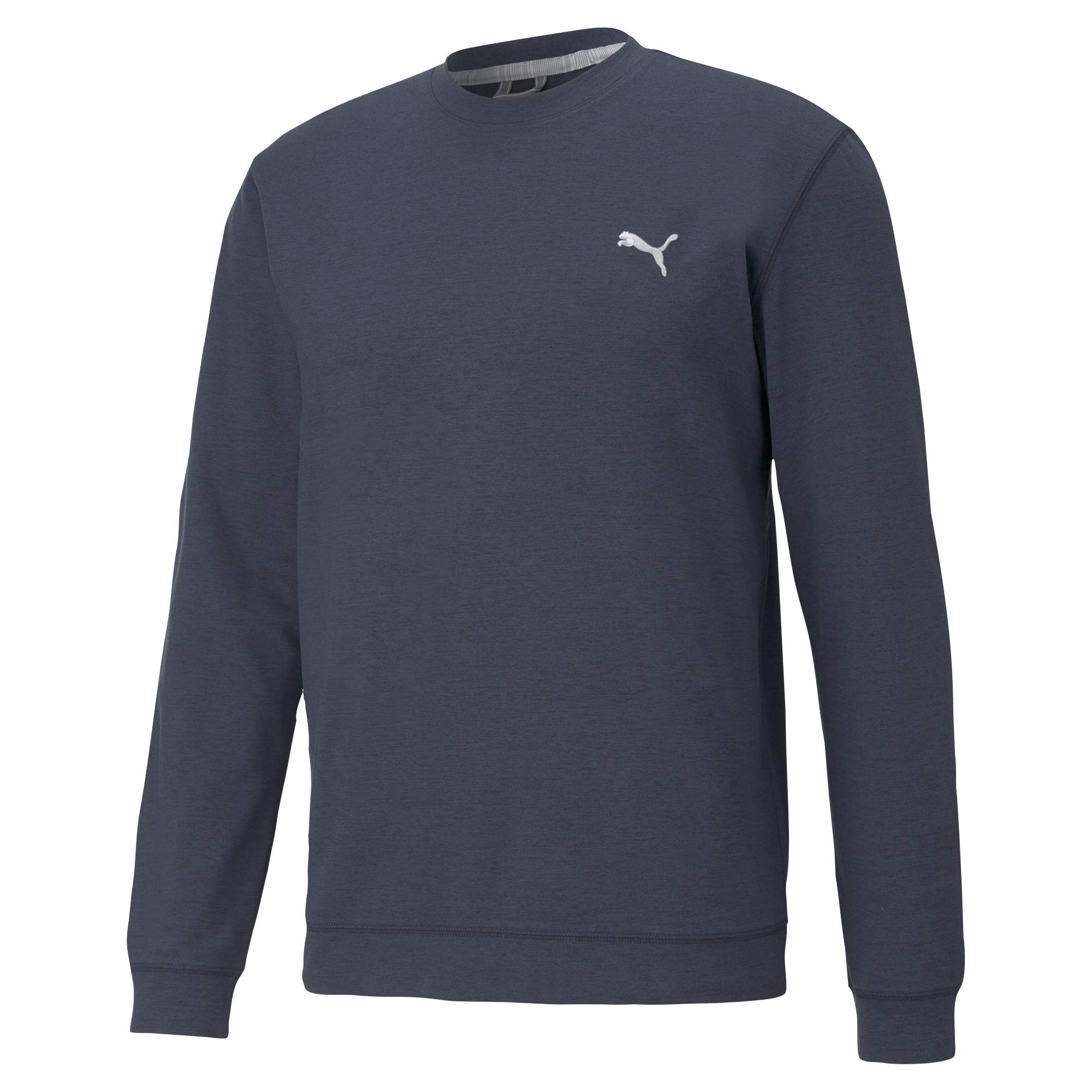 PUMA Men's Golf 2020 Cloudspun Crewneck Sweatshirt - Lightweight & Breathable Golf Shirt for Men - Perfect for Golfing, Casual Wear & Outdoor Activities