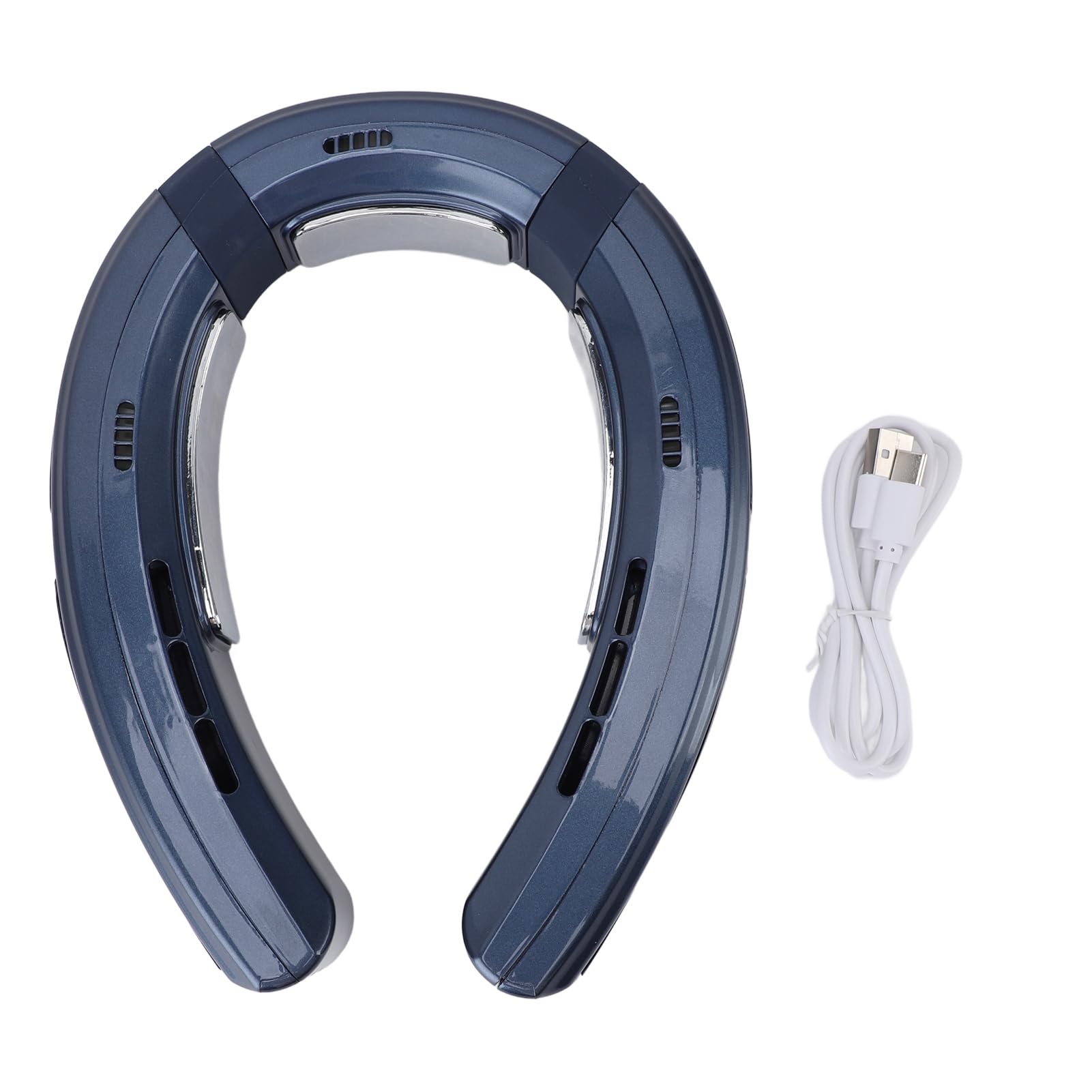 Portable Neck Fan with Heating & Cooling - Bladeless Wearable Personal Air Conditioner, Rechargeable Battery, Adjustable Speed & LED Display - Perfect for Office, Travel, Outdoor Sports & Home Use