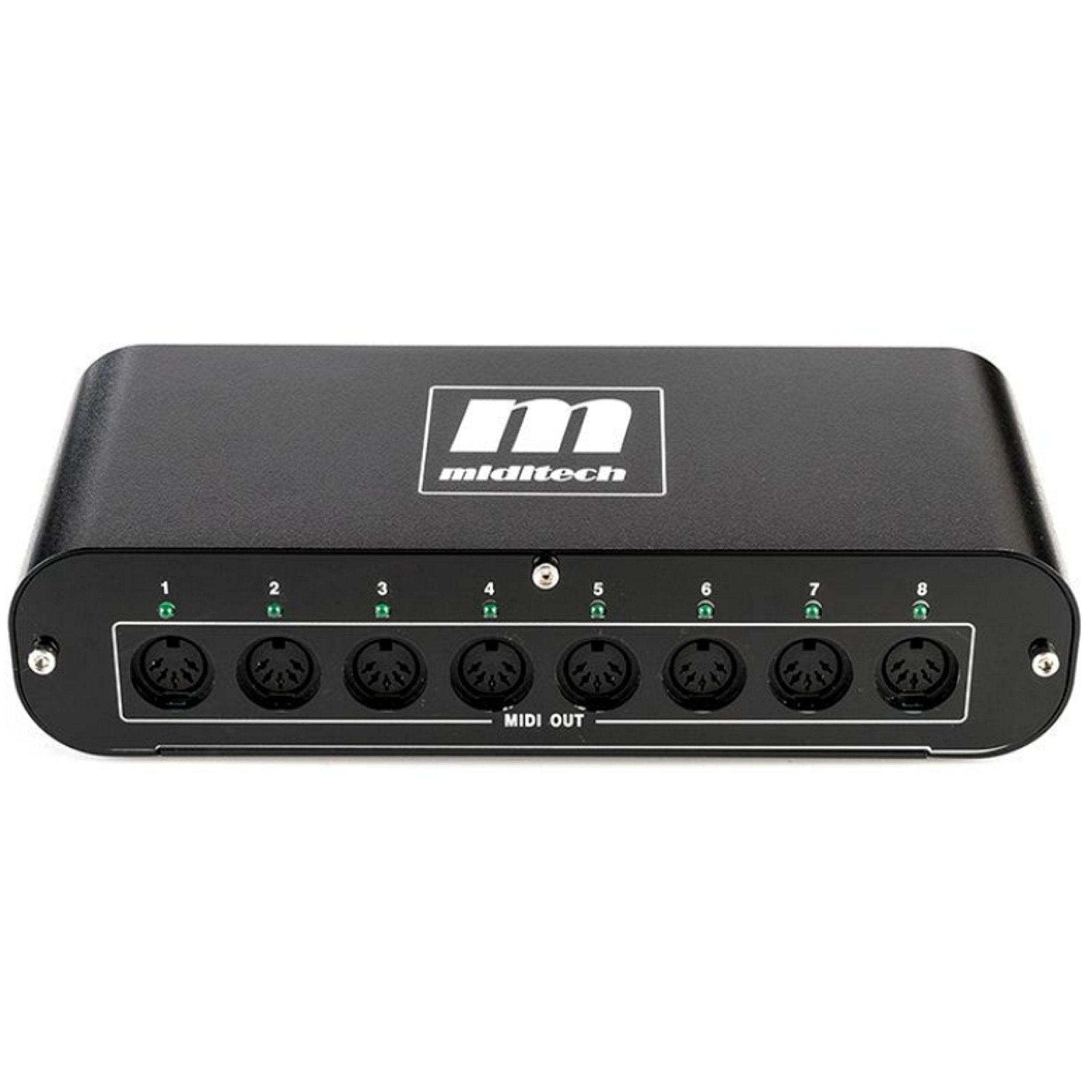 Professional 8x8 MIDI Interface for Music Production - MIDIface USB Audio Device for Studio Recording, Live Performance & DJ Setup