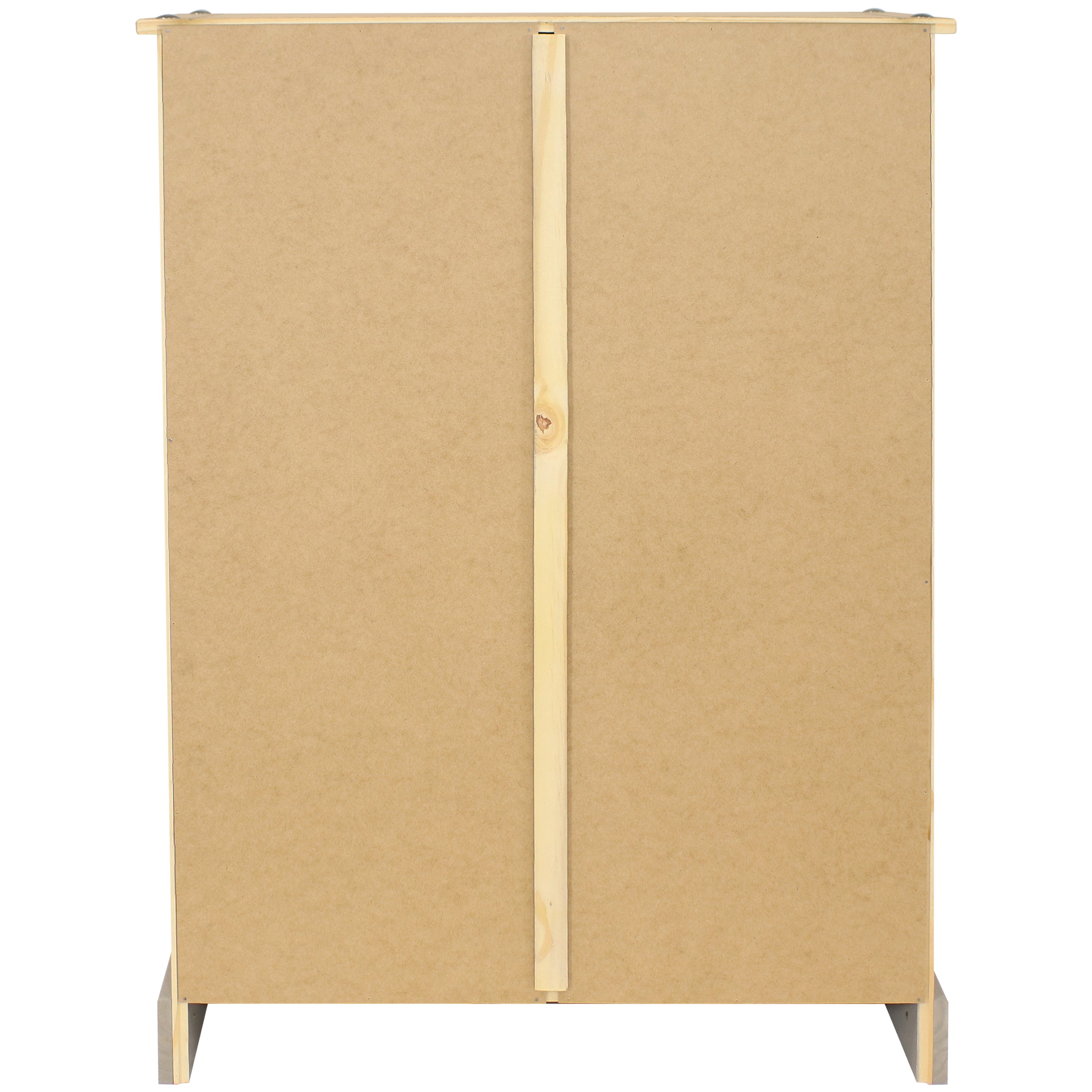 Sunnydaze 2-Door 2-Shelf Solid Pine Storage Cabinet in Gray - 43 Inches Tall | Perfect for Pantry, Kitchen, Bathroom, or Garage Organization