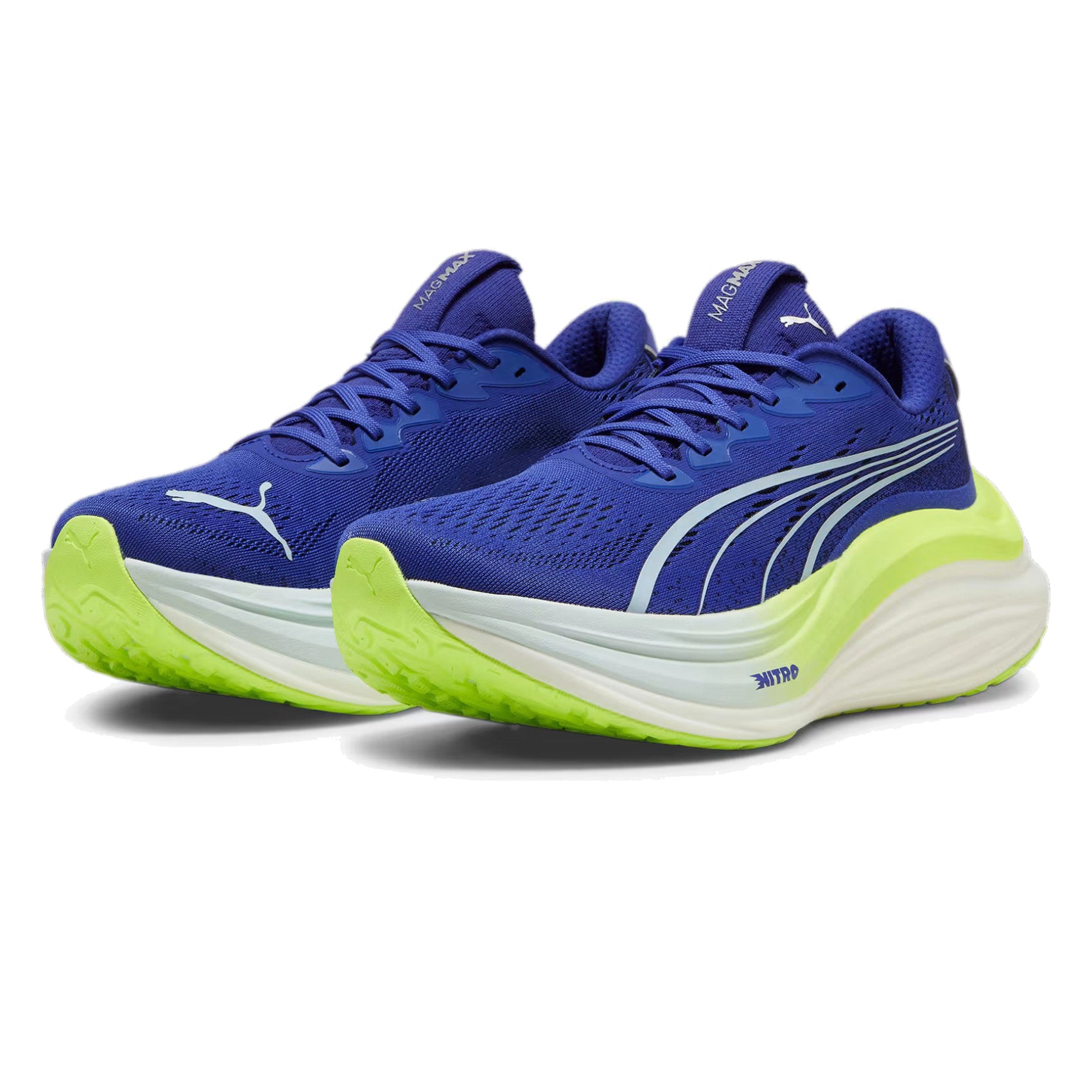 PUMA Men's MagMax NITRO Running Shoes - Lightweight Cushioned Sneakers for Jogging, Gym Workouts & Daily Wear