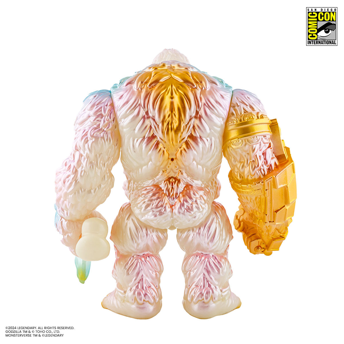Godzilla vs Kong: The New Empire Kong Soft Vinyl Collectible Figure - Cherry Blossom Glow in The Dark Edition - Perfect for Movie Fans, Anime Collectors & Home Decor Display