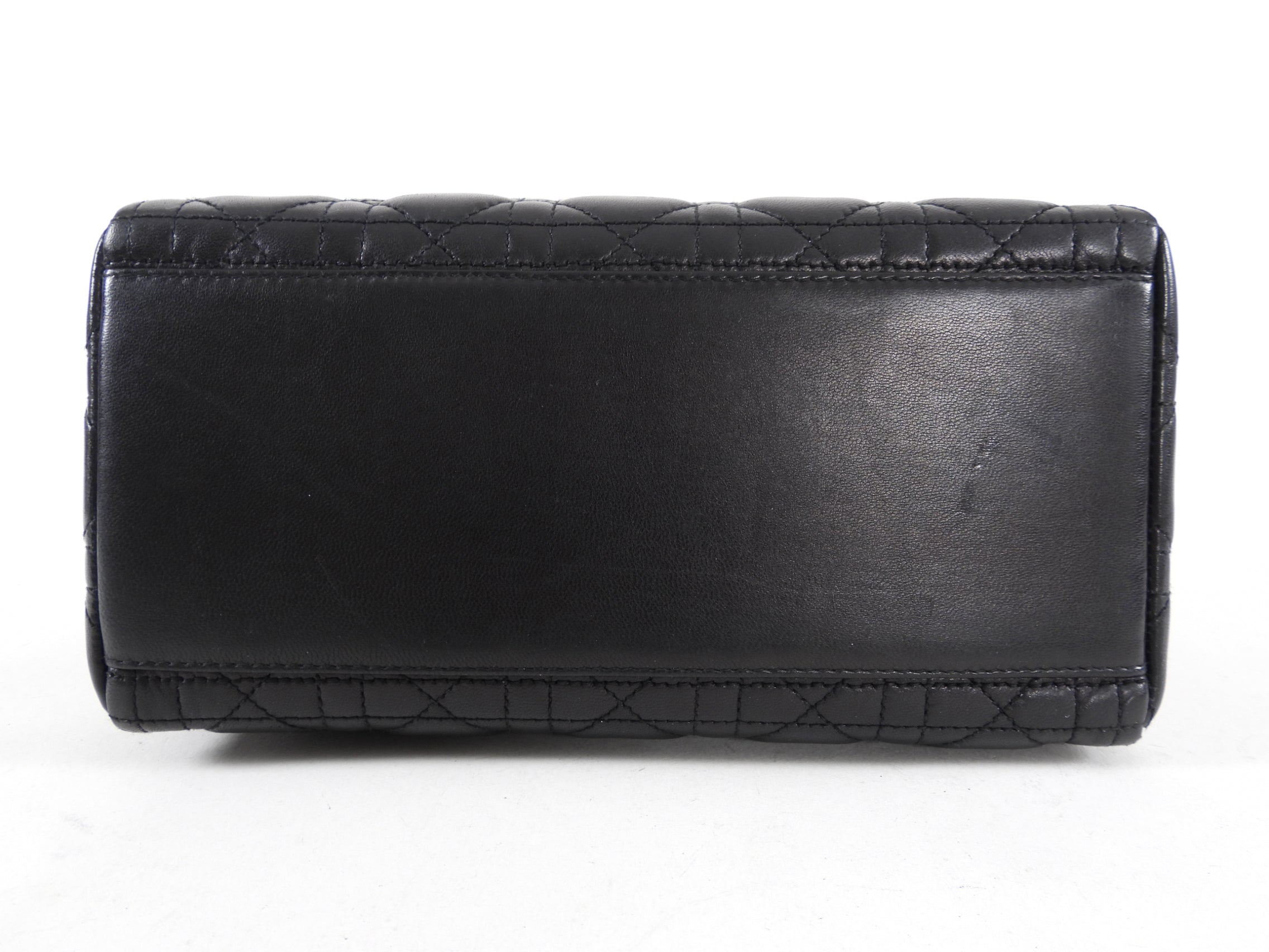 Dior Lady Dior Black Lambskin Cannage Handbag | Luxury Designer Shoulder Bag for Women | Perfect for Parties, Weddings & Evening Events