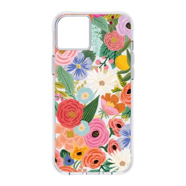 iPhone 14 Plus Case with Floral Design - Rifle Paper Co Inspired Protective Phone Cover for Women | Perfect for Everyday Use, Travel & Gift Giving