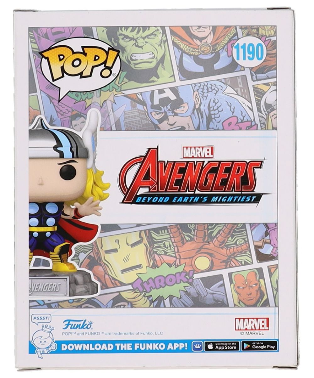 Chris Hemsworth Signed Marvel Avengers Thor Funko Pop #1190 PSA/DNA Certified - Limited Edition Collectible for Marvel Fans & Pop Culture Enthusiasts - Perfect for Display, Gifts, and Comic Con Events