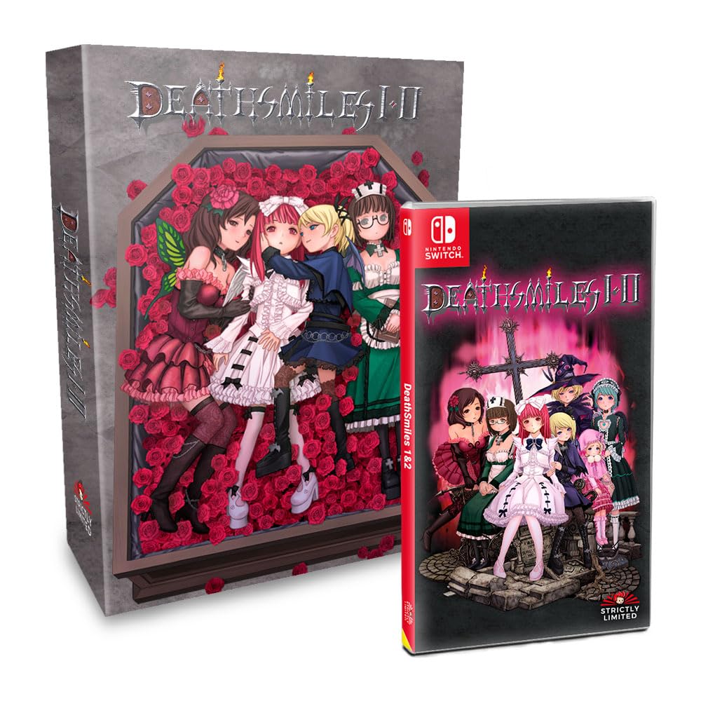 Deathsmiles I & II Collector's Edition for Nintendo Switch - Limited Edition Bullet Hell Shooter Game for Arcade Fans | Perfect for Home Gaming & Competitive Play