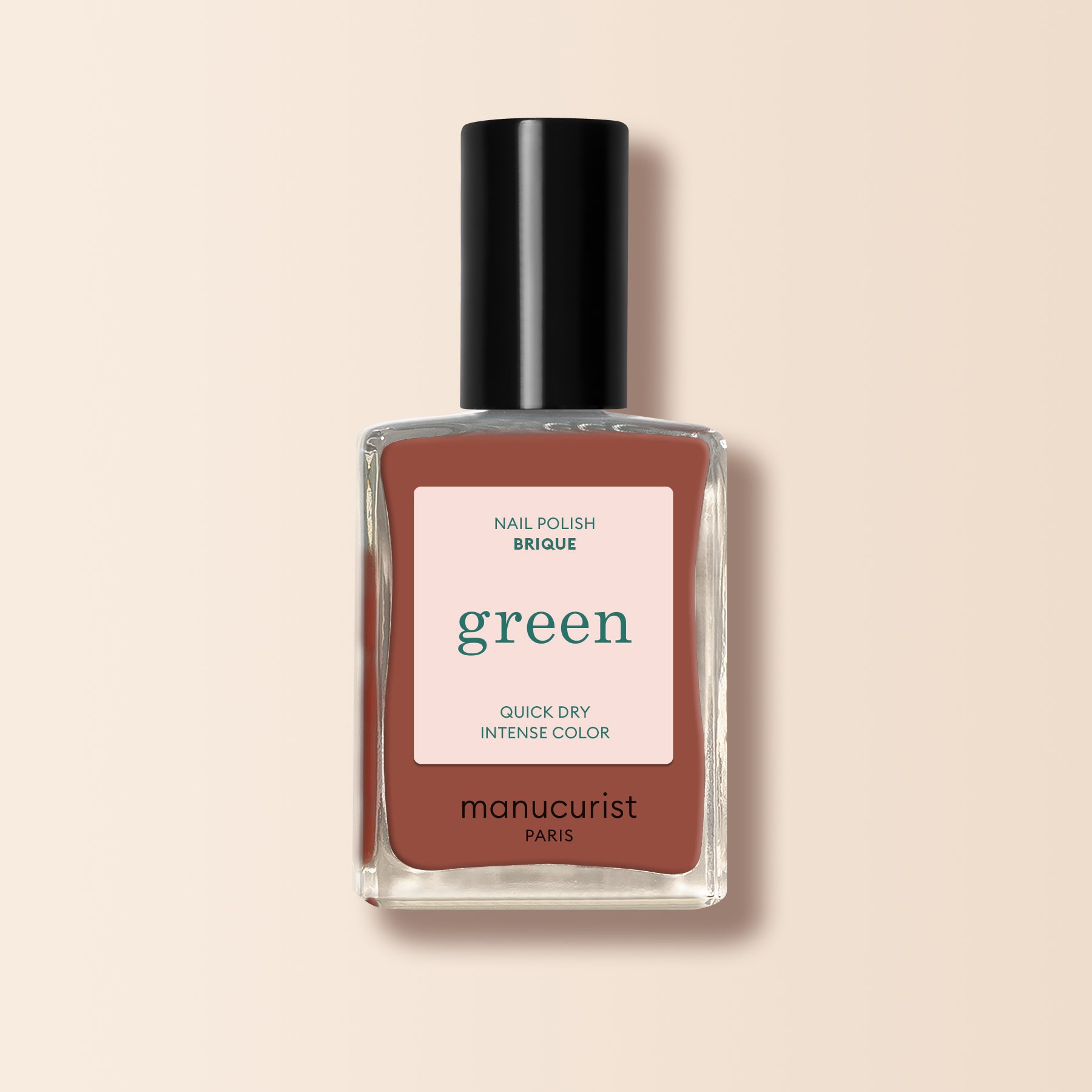 Brique Green Nail Polish - Vegan & Cruelty-Free Long Lasting Nail Lacquer for Women | Perfect for Manicures, Pedicures, and Special Occasions