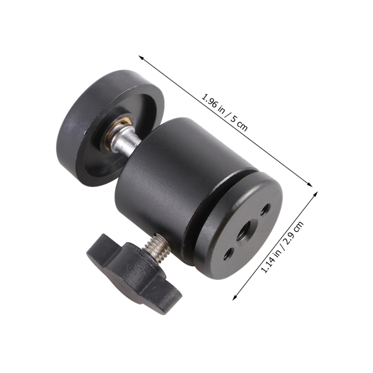 Veemoon 2 Pack 360° Rotating Mini Ball Head Tripod Mount with 1/4