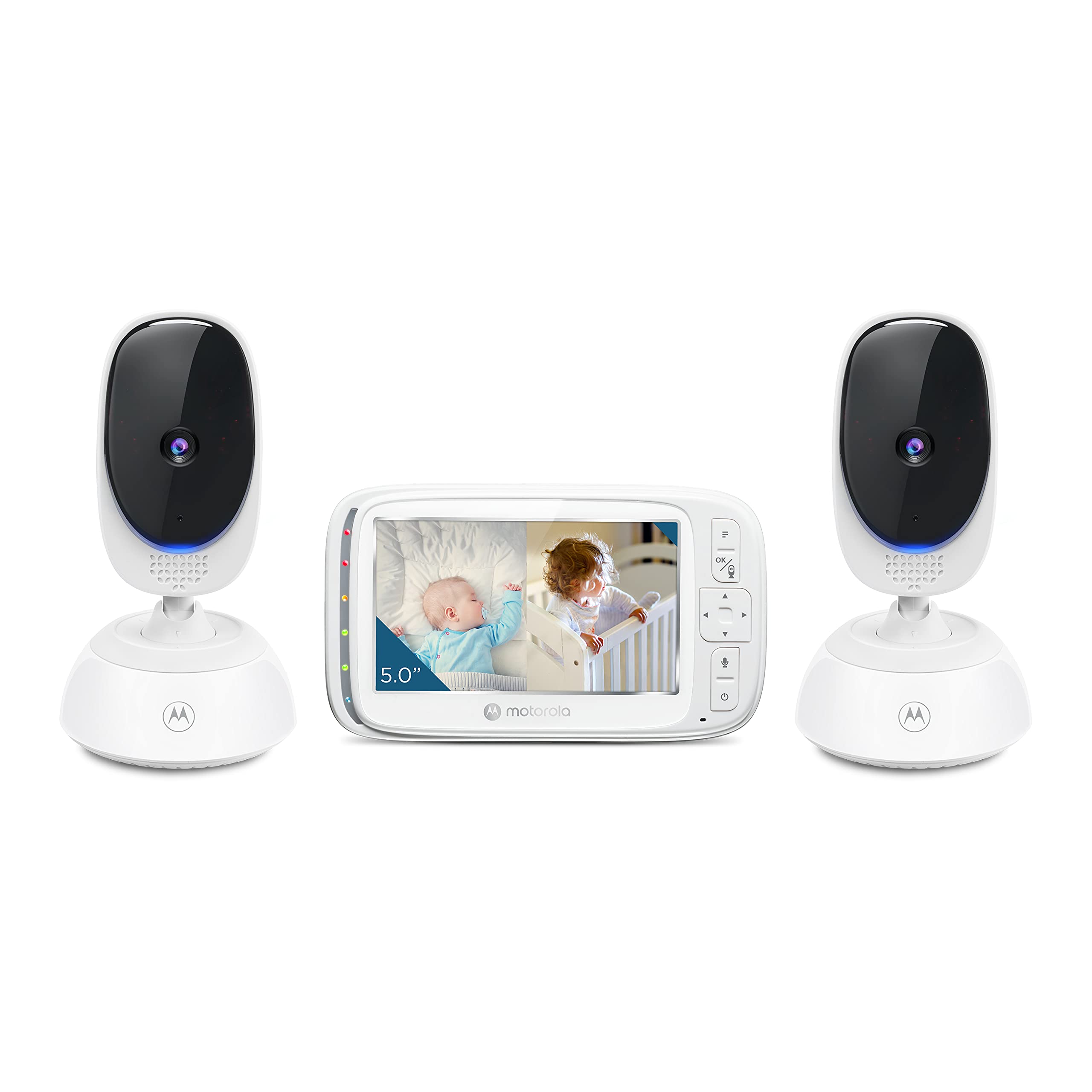 VM75-2 Baby Monitor with HD Camera & Night Vision - Wireless Video Monitor for Nursery, Home Security & Peace of Mind
