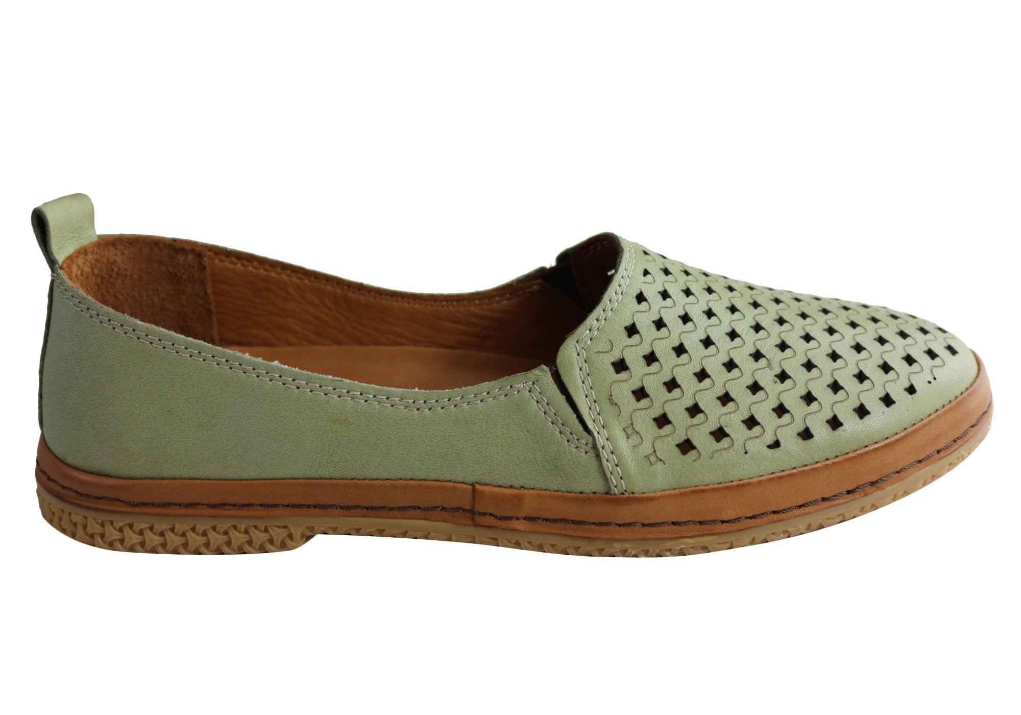 Orizonte Joy Women's Comfortable Soft Leather Flat Shoes - European Style Loafers for Casual Wear, Office & Walking