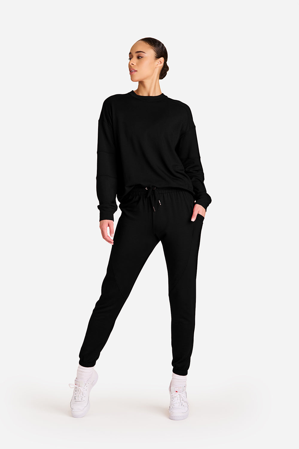 Blocked Crewneck Sweatshirt for Men & Women - Comfortable Casual Pullover for Everyday Wear | Perfect for Streetwear, Gym & Lounge