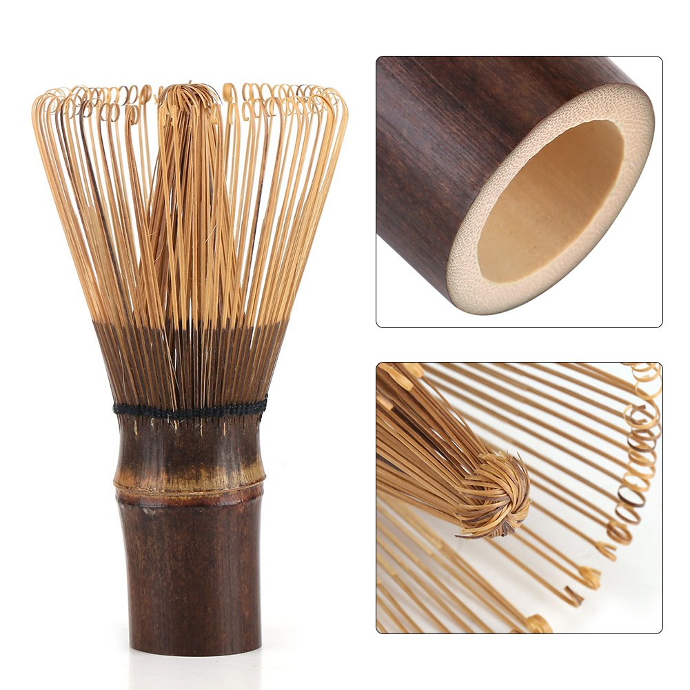 Premium Handcrafted Fdit Chasen Matcha Whisk - Traditional Japanese Bamboo Tea Whisk for Green Tea, Coffee & Powder Blending - Perfect for Tea Ceremonies, Home Brewing & Barista Use