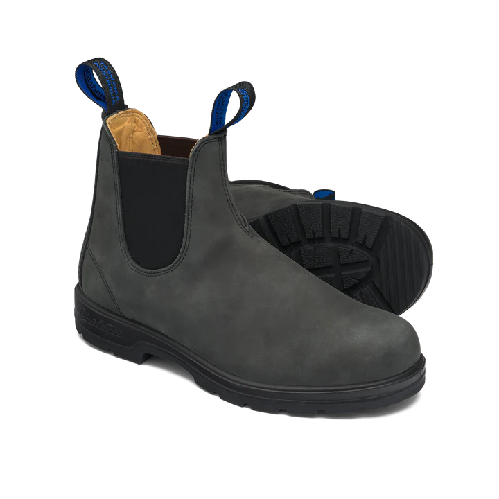 Blundstone 1478 Winter Thermal Boots - Rustic Black Waterproof Leather Chelsea Boots for Men & Women - Perfect for Hiking, Snow & Cold Weather Outdoor Activities