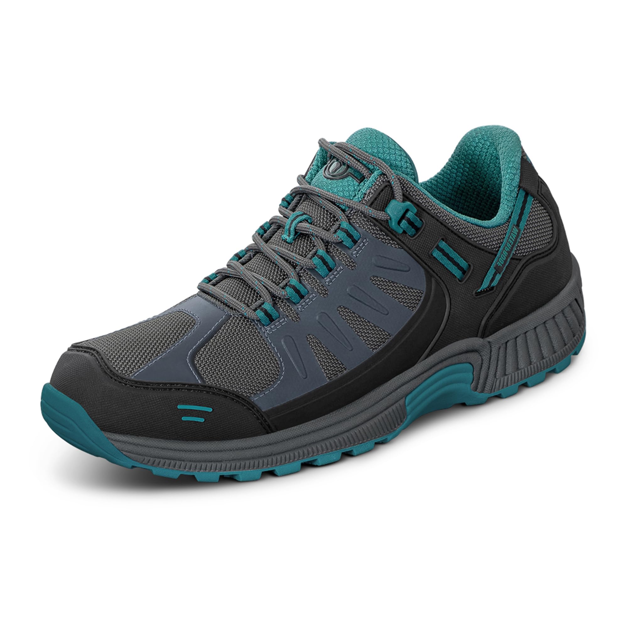 Orthofeet Women's Orthopedic Hiking Shoes - Waterproof, Arch Support & Pain Relief for Plantar Fasciitis - Perfect for Outdoor Adventures, Walking & Travel