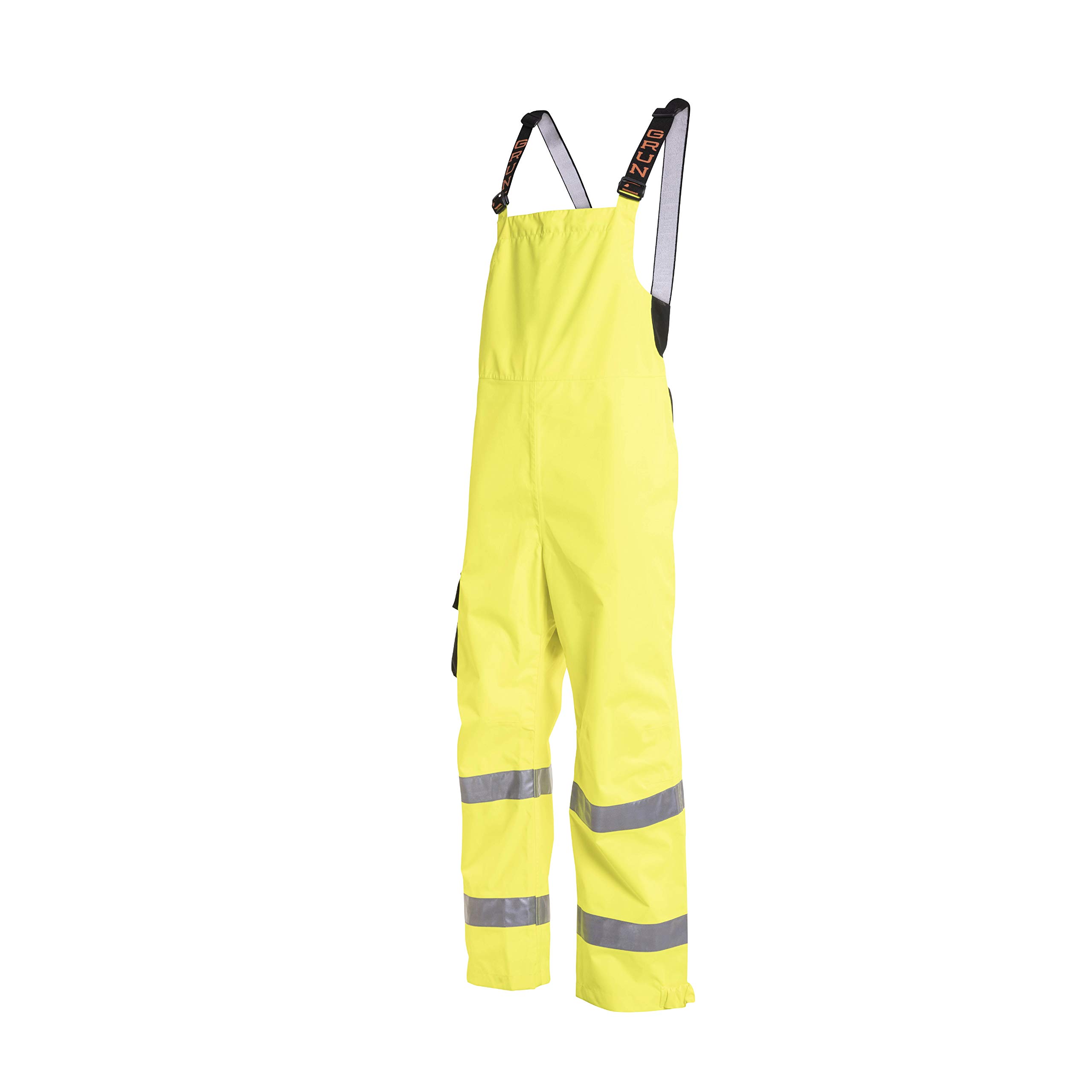 ANSI Certified Waterproof Foul Weather Bib Trousers for Outdoor Work & Fishing - Heavy Duty Rain Pants with Adjustable Straps for Men & Women
