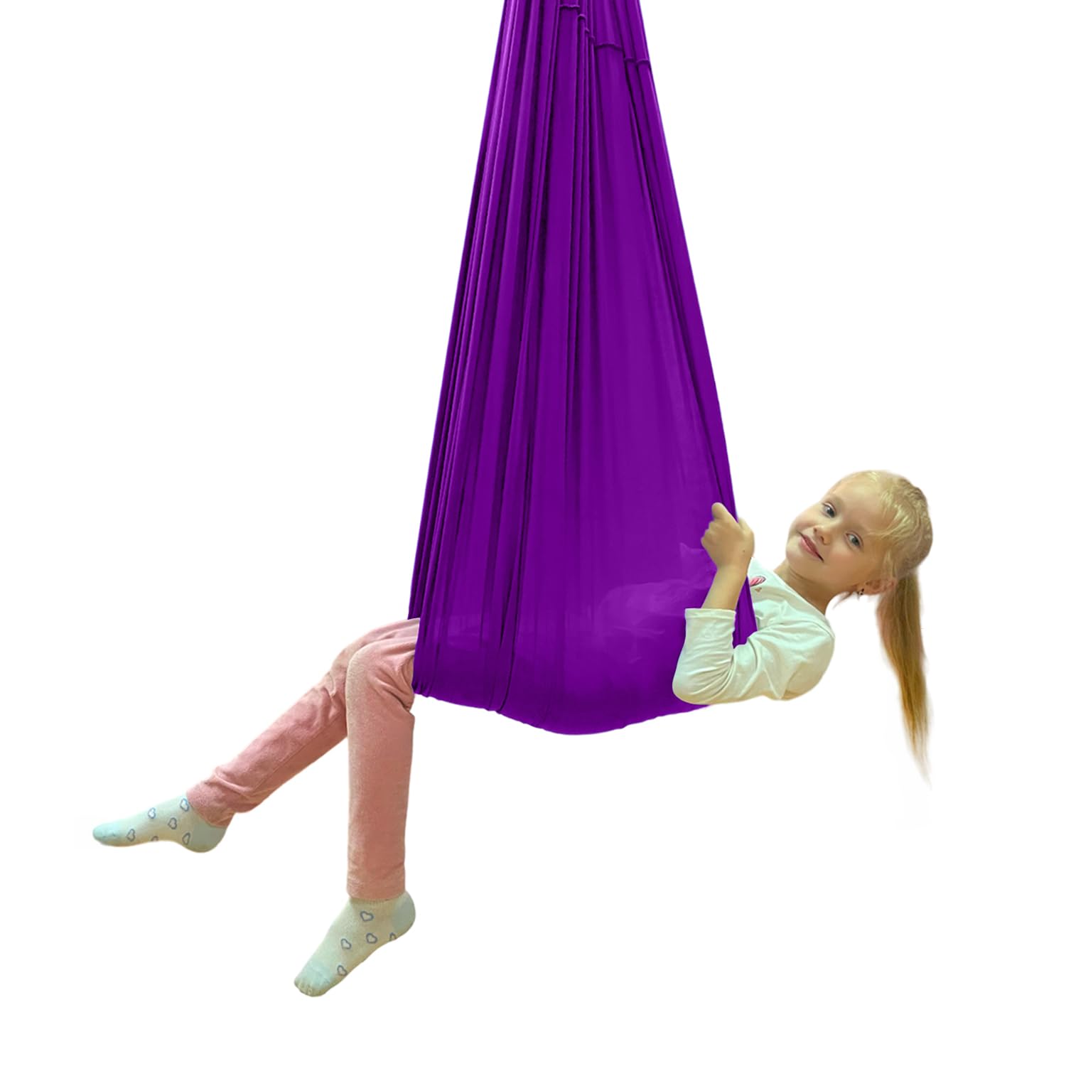 **BUBLU Sensory Swing Set for Kids - Indoor & Outdoor Hammock Chair, Autism-Friendly Toddler Swing, Patio & Tree Swing - Perfect for Relaxation, Therapy, and Playtime**
