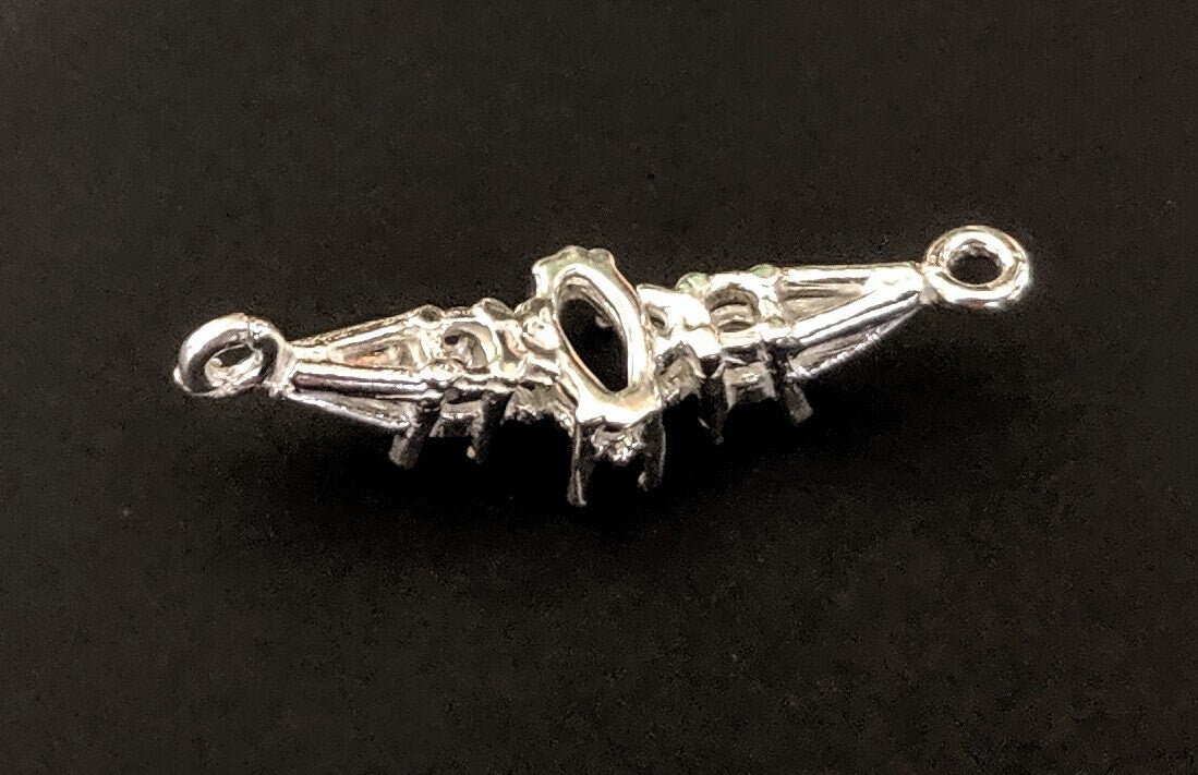 Solid Sterling Silver or 14K Gold Accented Marquise Cut Link Bracelet - 8x4mm or 10x5mm - DIY Custom Jewelry Making Supplies (167841/147841) - Perfect for Handmade Bracelets, Gifts & Special Occasions