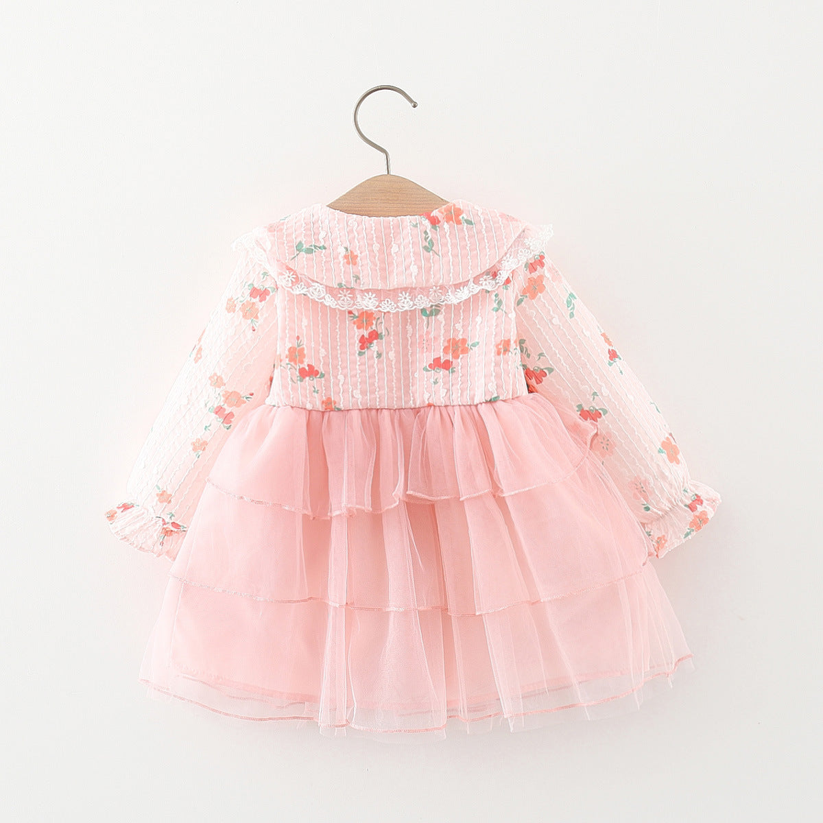 Adorable Baby Girls' Denim Princess Dress for Autumn - Perfect for Birthday Parties, Photo Shoots & Special Occasions