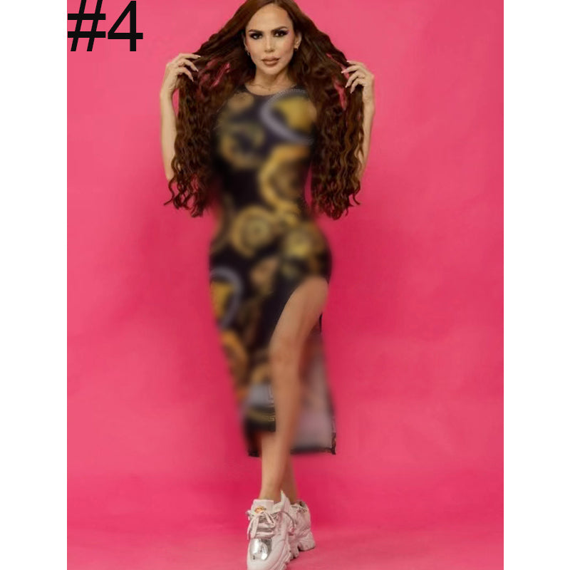 Sexy Split Hip Dress - Elegant Bodycon Party Dress for Women | Perfect for Night Out, Club Wear & Date Night