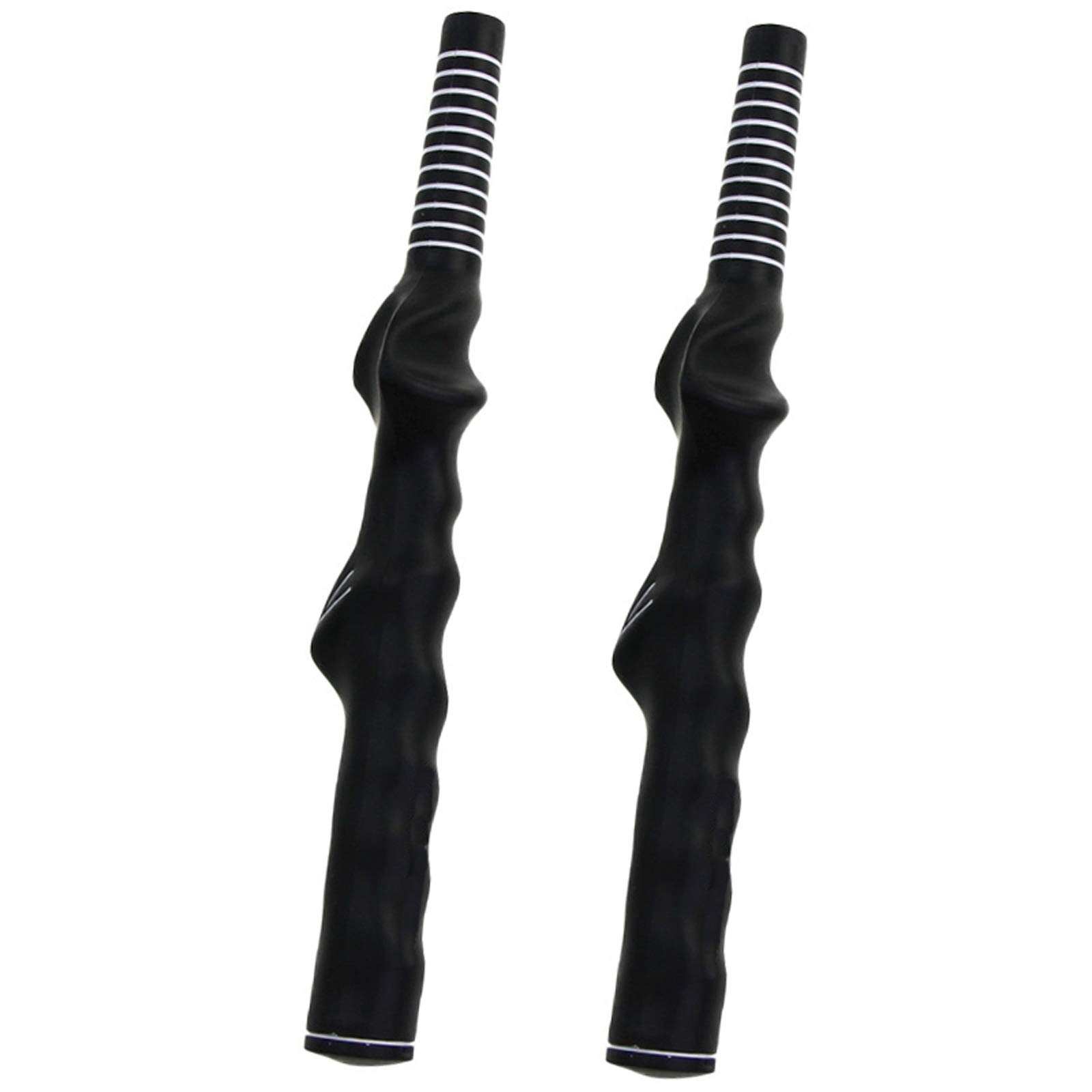 2Pcs Left-Hand Golf Training Grip - LH Golf Club Grip Trainer for Swing Practice & Improvement - Perfect for Driving Range, Course Training & Home Practice