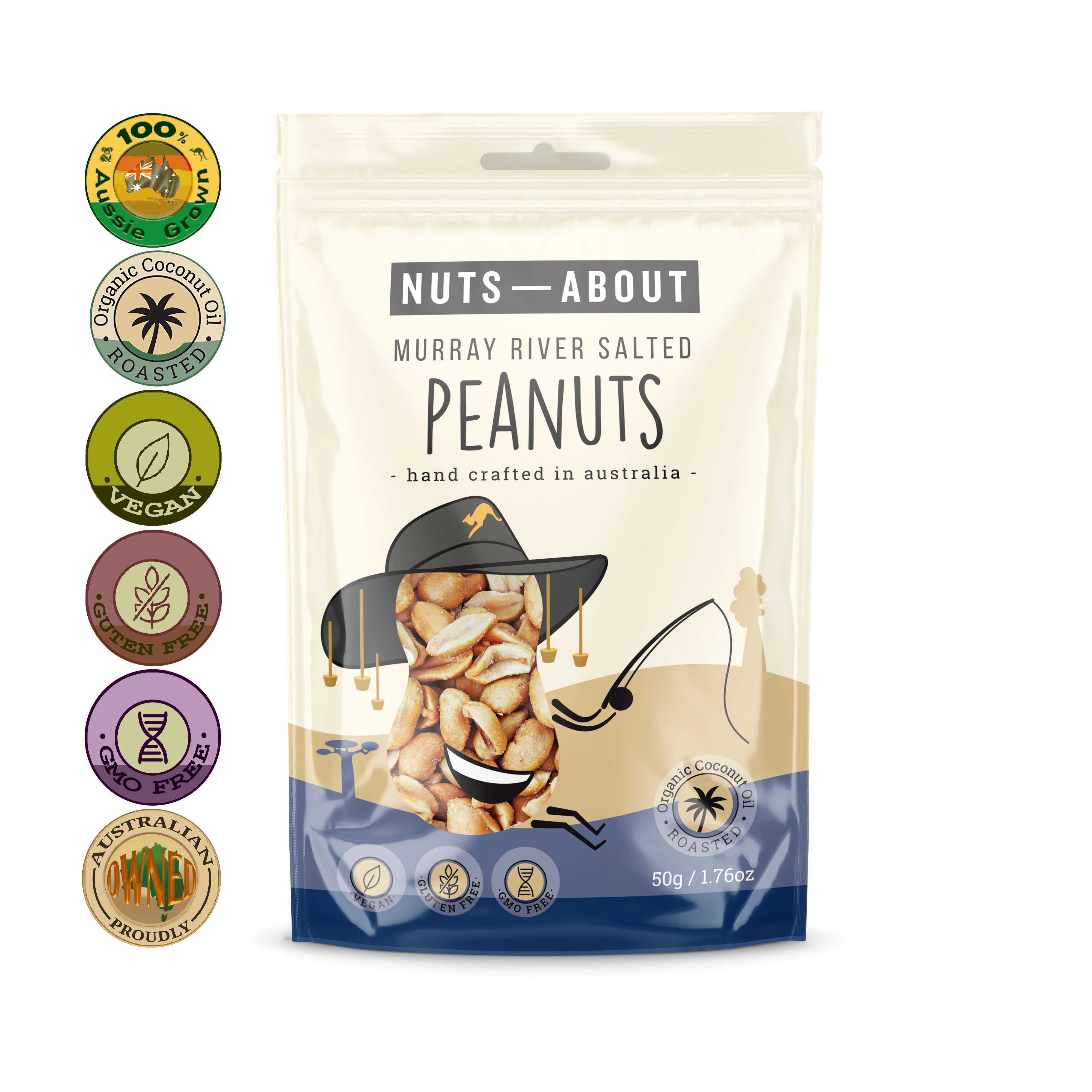 Premium Hand Roasted Mixed Nuts 150g (3x50g Packs) - Healthy Snacks for Office, Gym & Travel - Gluten Free Protein Rich Almonds Cashews Walnuts