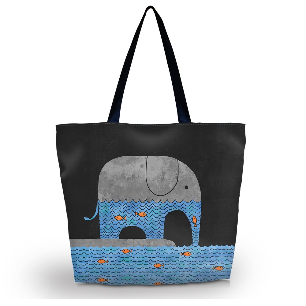 Waterproof Foldable Beach Tote Bag for Women - Large Zippered Travel & Shopping Tote - Perfect for Beach Trips, Grocery Shopping, and Overnight Getaways