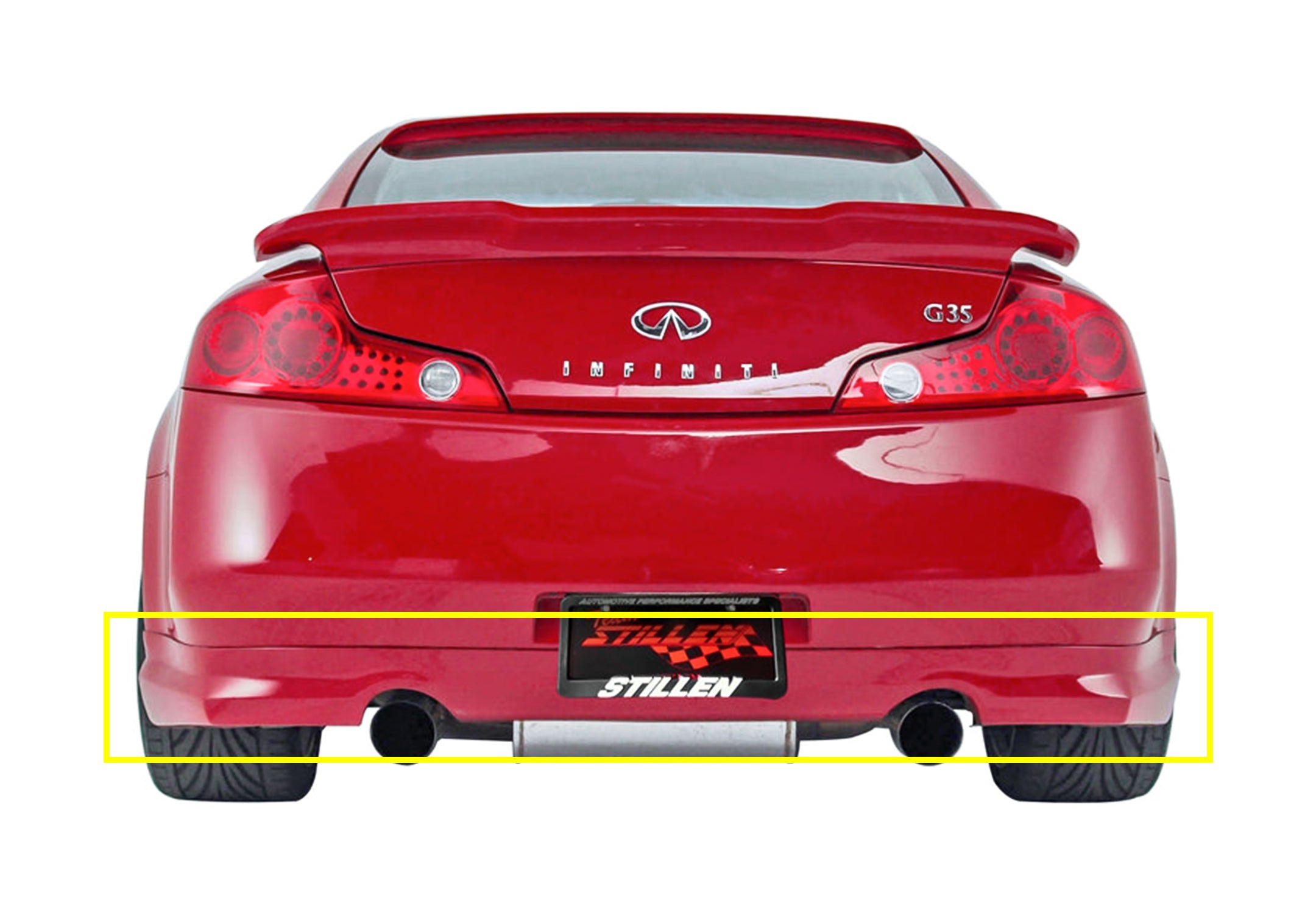 2003-2007 Infiniti G35 Coupe Rear Valance Bumper Cover - OEM Style Replacement Part #103618 - Perfect for Car Restoration & Performance Upgrades