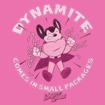 Dynamite Mighty Mouse Graphic Adult T-Shirt - Cool Cartoon Tee for Men & Women - Perfect for Casual Wear, Parties & Gifts