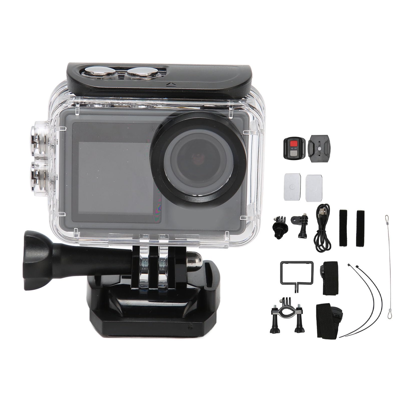 LJCM 5K Waterproof Action Camera - 4K Ultra HD Underwater Sports Camera with WiFi Remote Control, 2.0