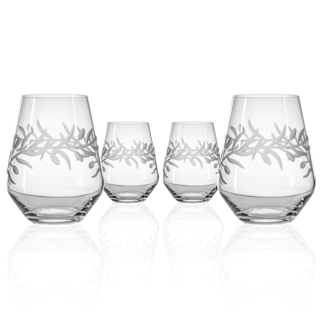 18oz Stemless Wine Tumbler Glasses - Set of 12, Unbreakable BPA-Free Glassware for Red & White Wine, Perfect for Parties, Weddings, and Outdoor Events