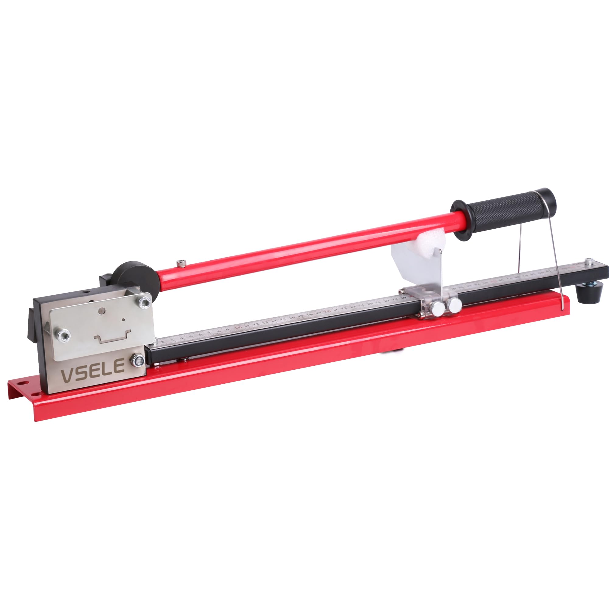 DIN Rail Cutter Tool with Guide & Measuring Ruler - Precision Cutting for 35mm DIN Rails (R110E) - Perfect for Electrical Panel Installations and Industrial Wiring Projects